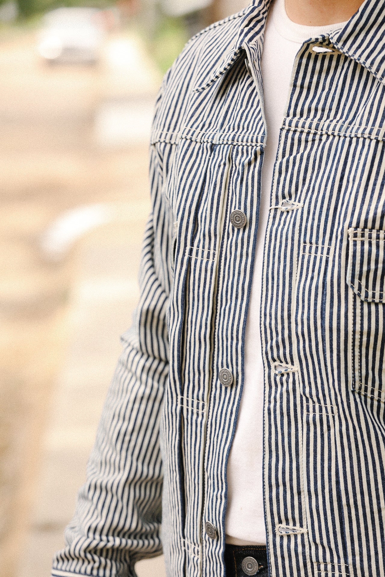 10.2oz Type 2 Jacket- Hickory Stripe (FN-OJ-D801)