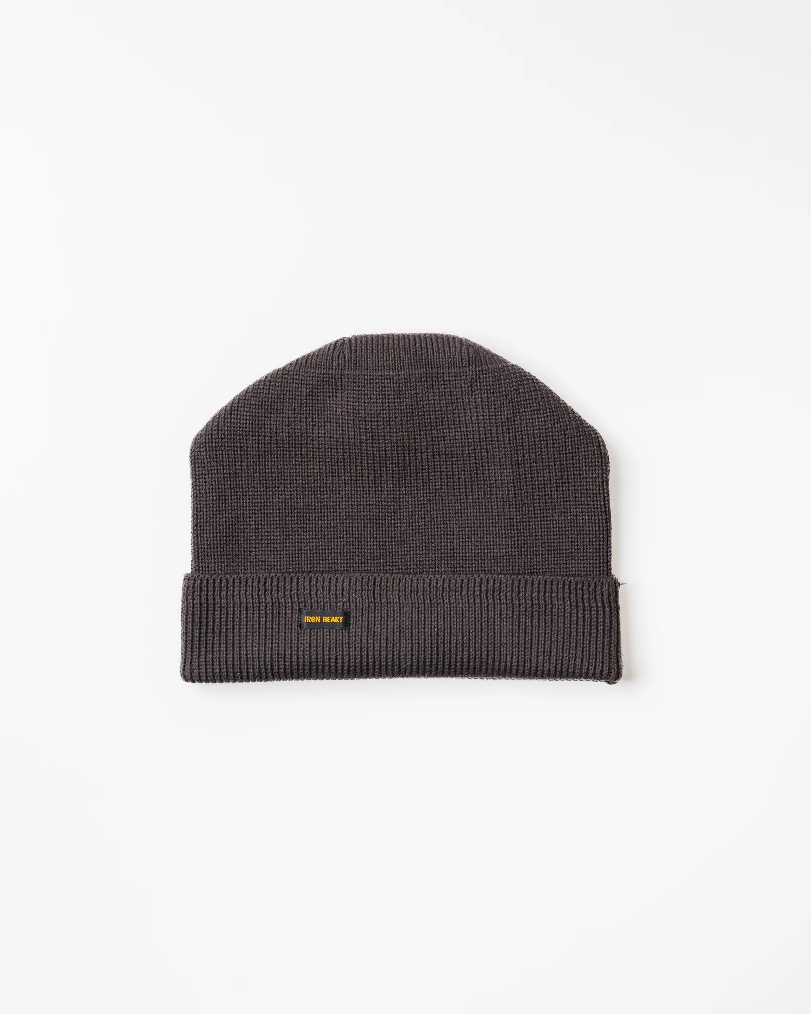 100% Cotton Ribbed Beanie - Grey IHG-081-GRY