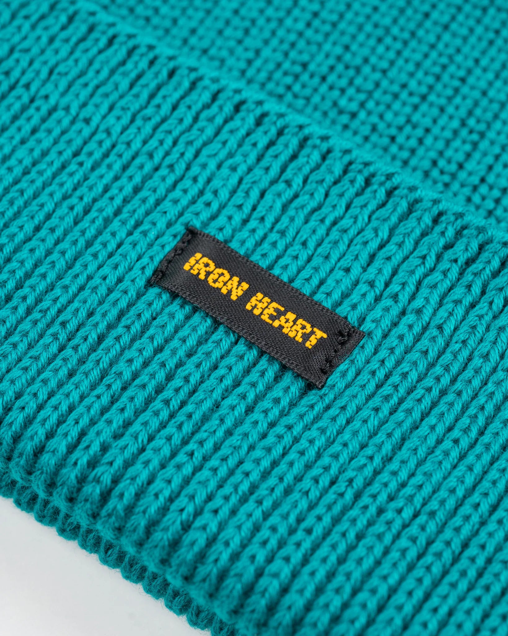 100% Cotton Ribbed Beanie - Blue IHG-081-BLU