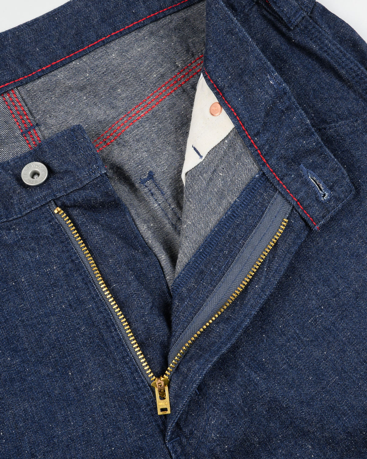 IH-832-IND Iron Heart 10oz Neppy Denim Painter’s Pants - Indigo