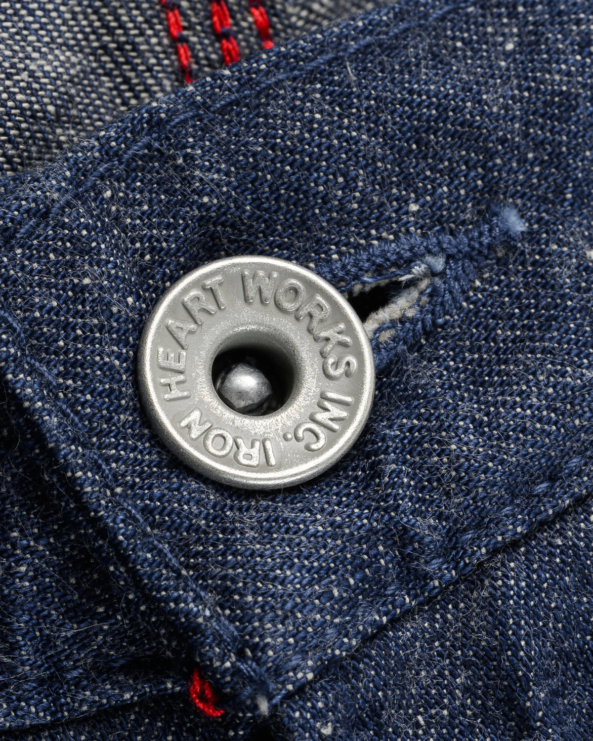 IH-832-IND Iron Heart 10oz Neppy Denim Painter’s Pants - Indigo