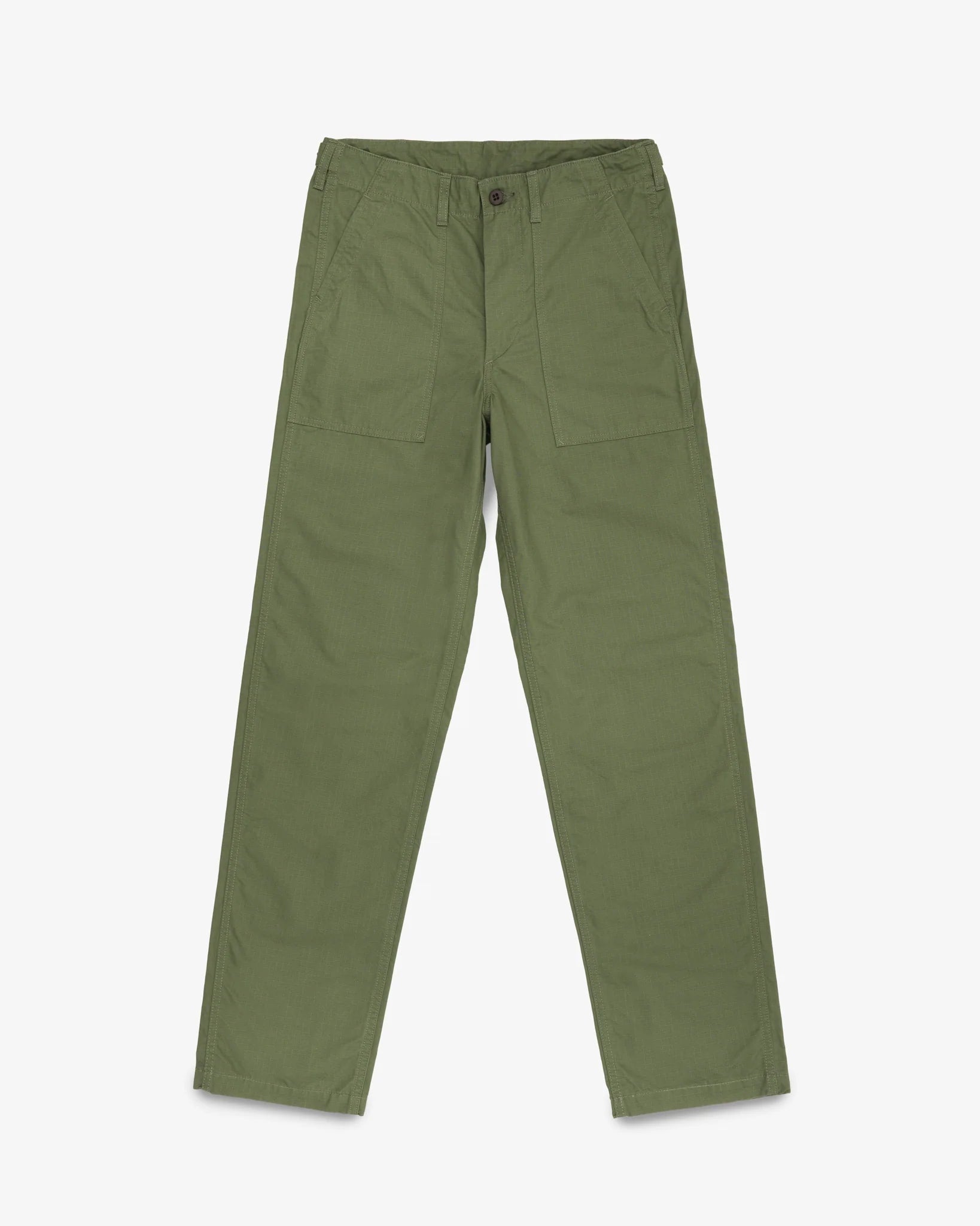 IH-747-GRN Iron Heart 8oz Ripstop Baker Pants - Army Green