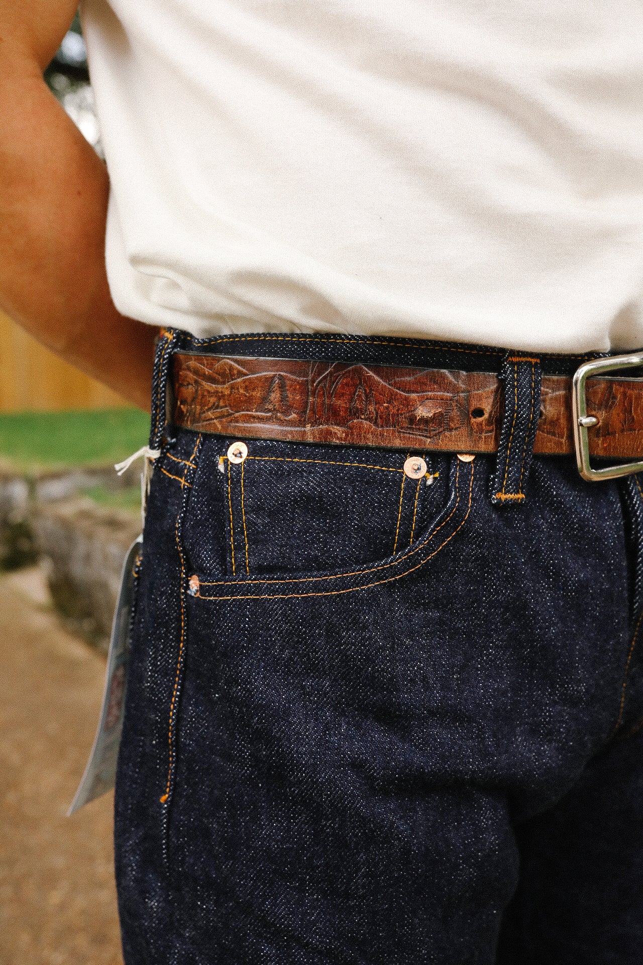 21oz Zero Model Slim Straight Jean- Indigo (S5000VX21ozⅡ)