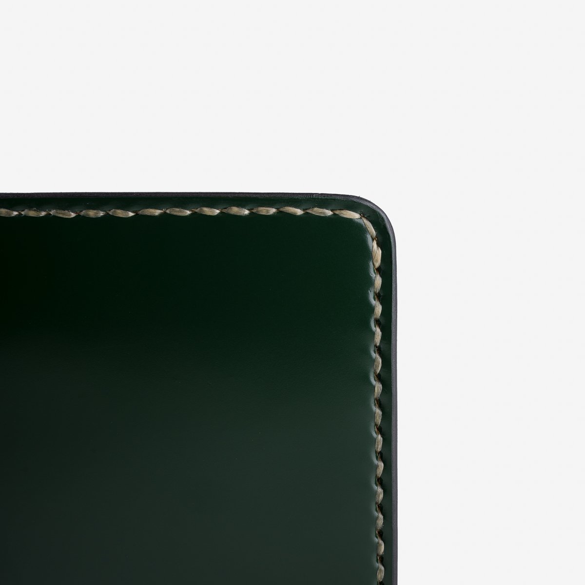 IHG-071-GRN Slimline Small Shell Cordovan Wallet - Green