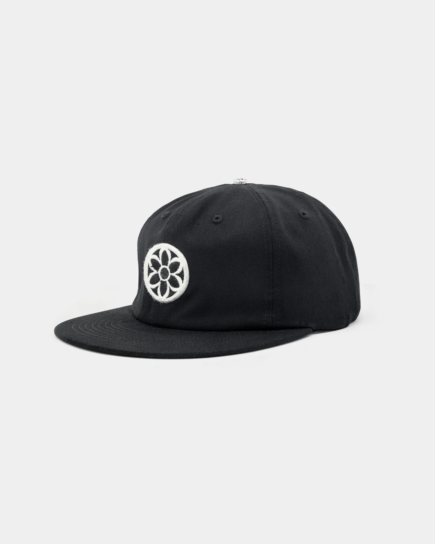 GOOD ART HLYWD Classic Cotton Ball Cap - Rosette - Black