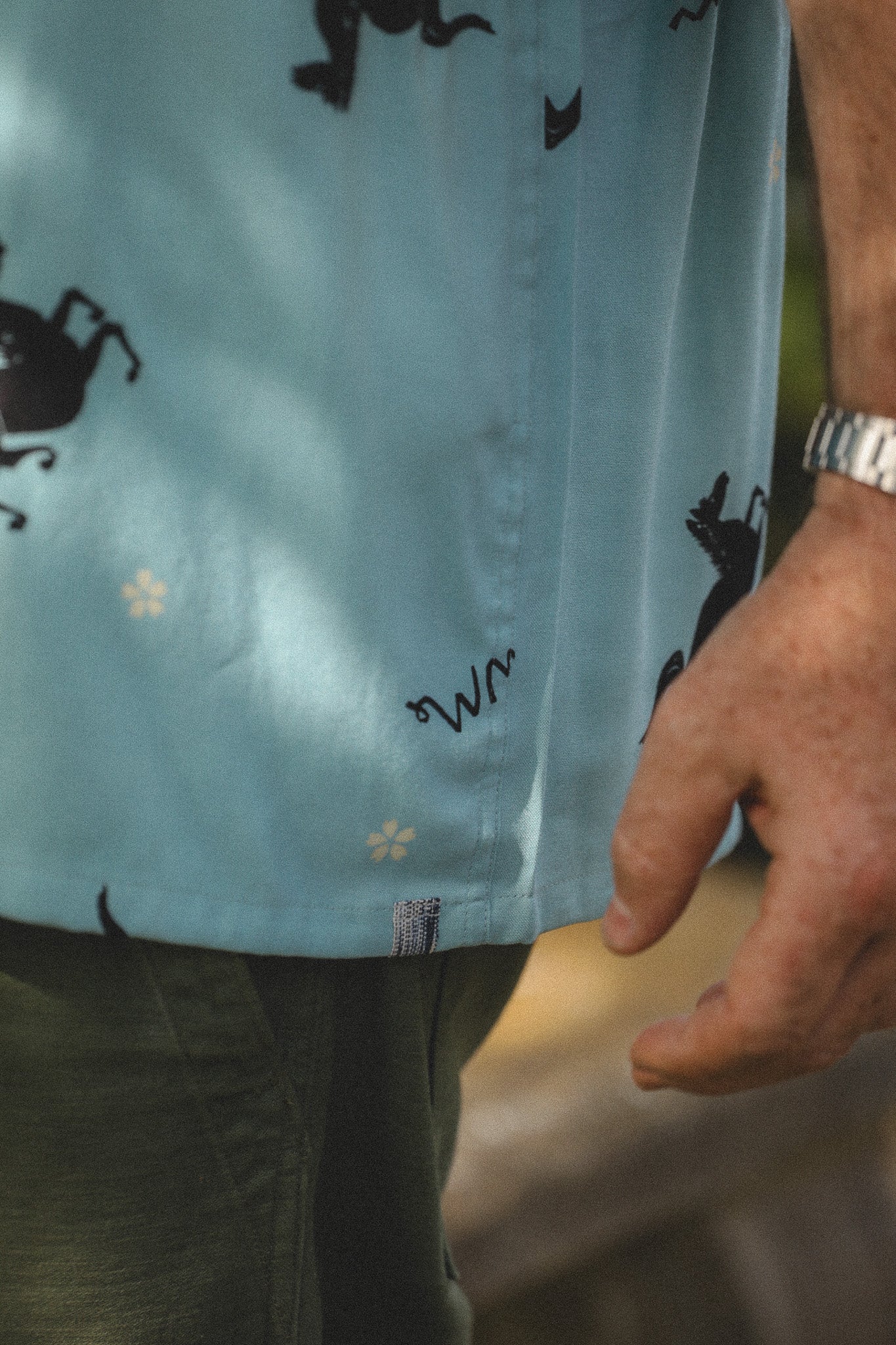 Visvim Crosby Shirt S/S- LT. Green