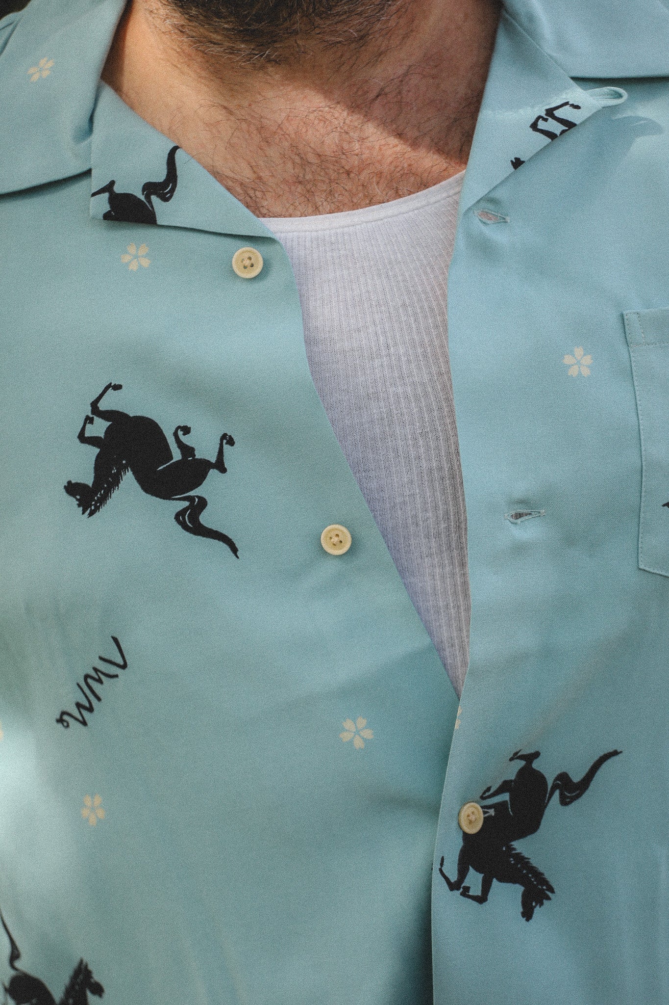 Visvim Crosby Shirt S/S- LT. Green