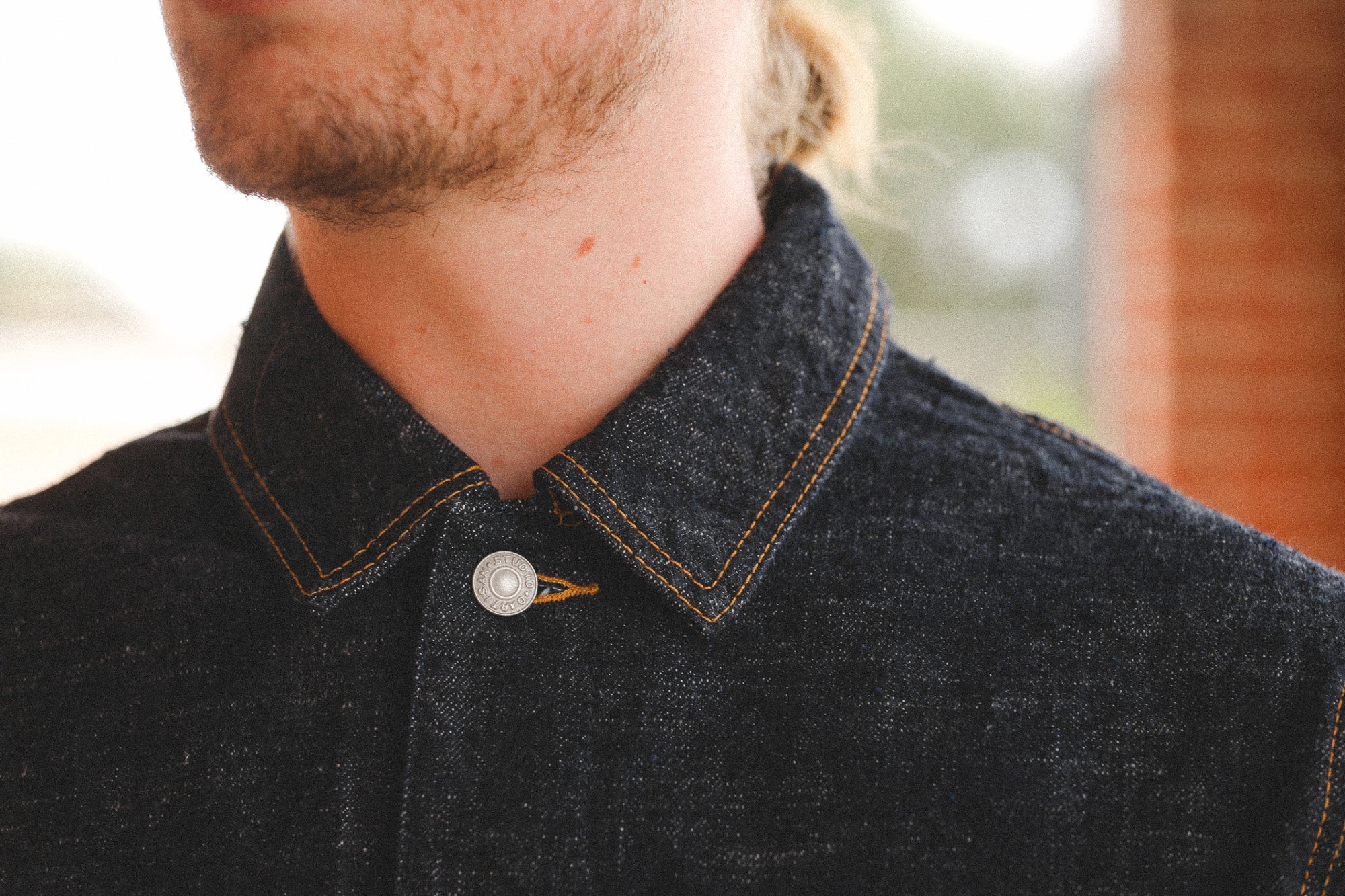 D4620 Studio D'Artisan GL3 Selvedge Denim Coverall Jacket- Indigo