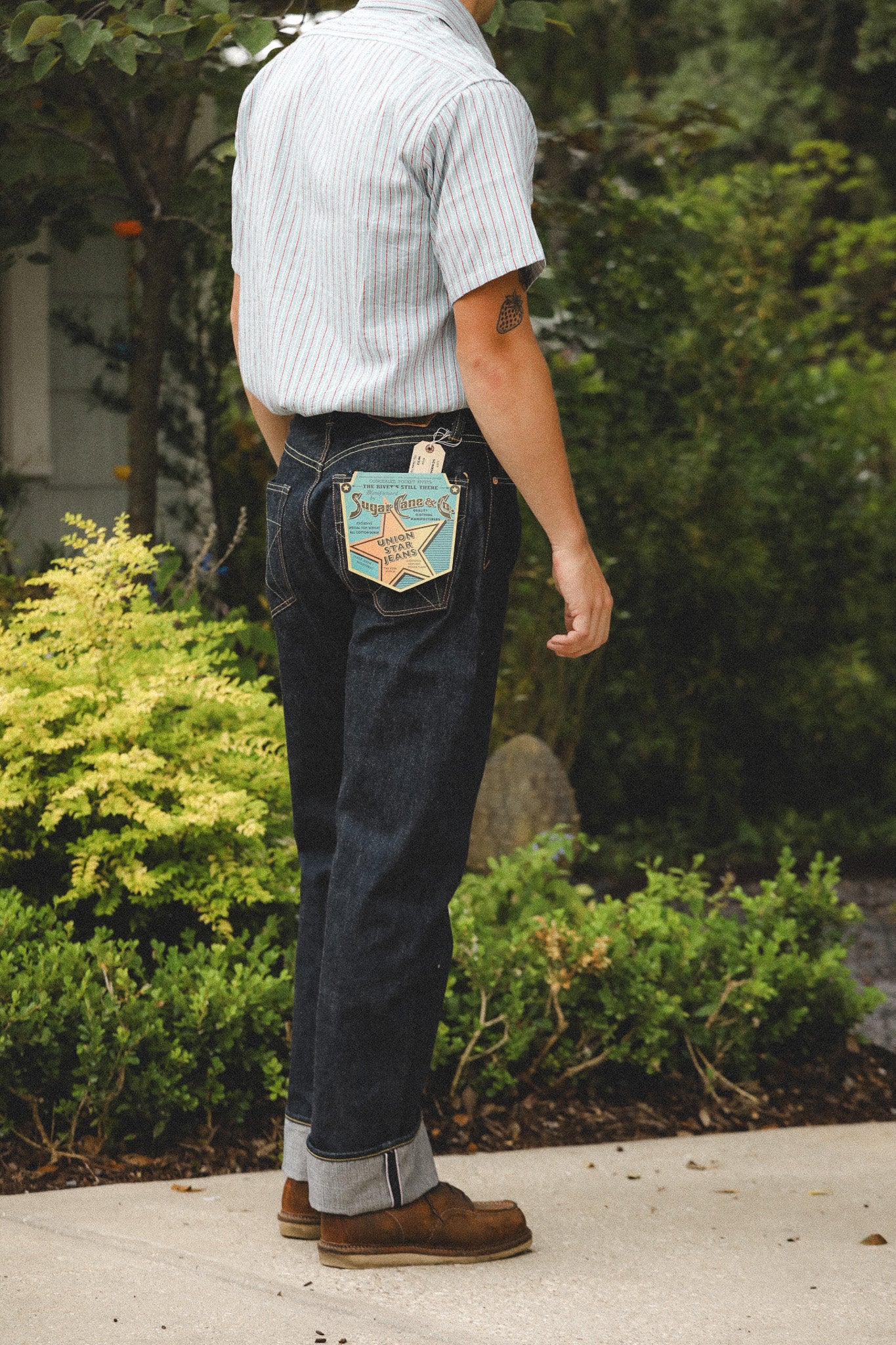 SC40065 Sugar Cane 14.25oz Union Star Jeans- Indigo