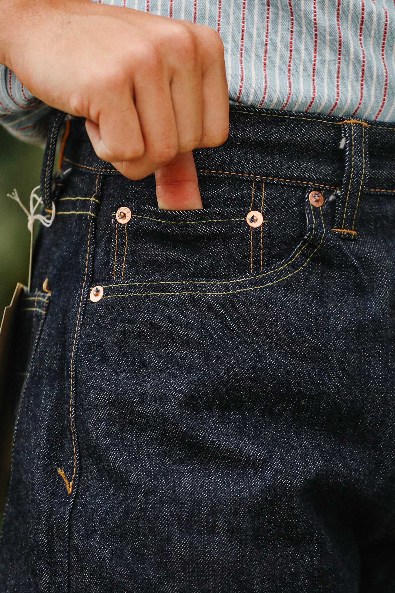 SC40065 Sugar Cane 14.25oz Union Star Jeans- Indigo