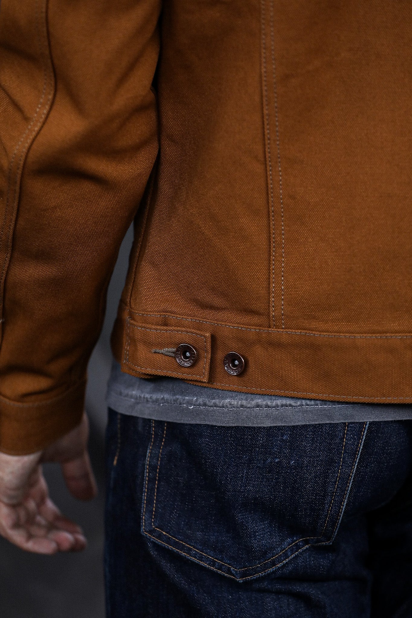 17oz Duck Modified Type III Jacket - Brown IH-2526J