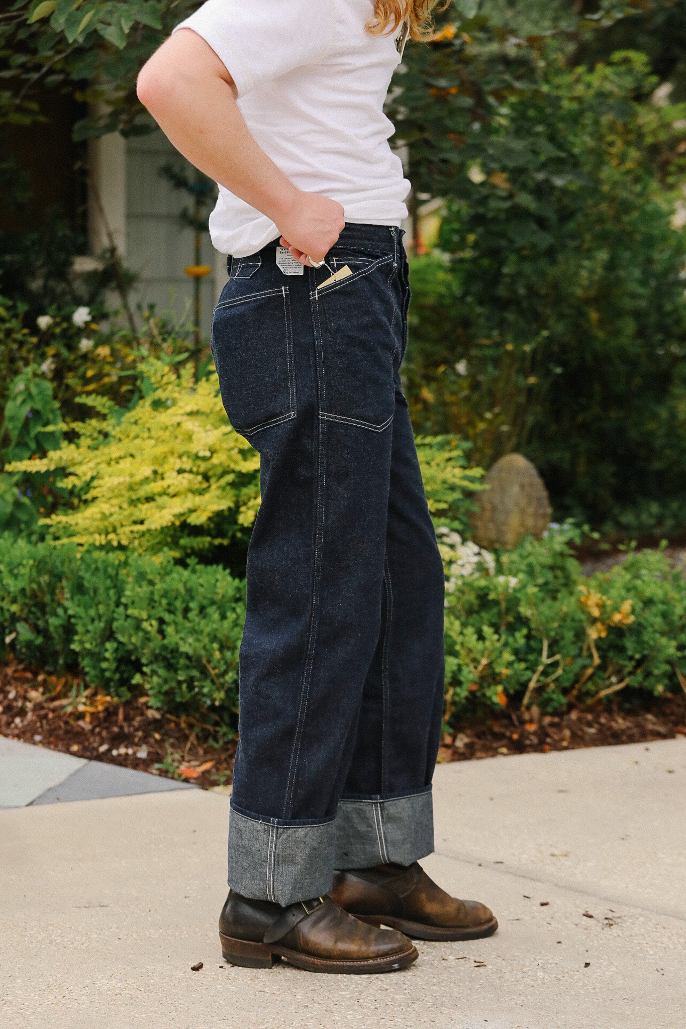 BR41106 Buzz Rickson U.S. Army Denim Working Trousers- Indigo