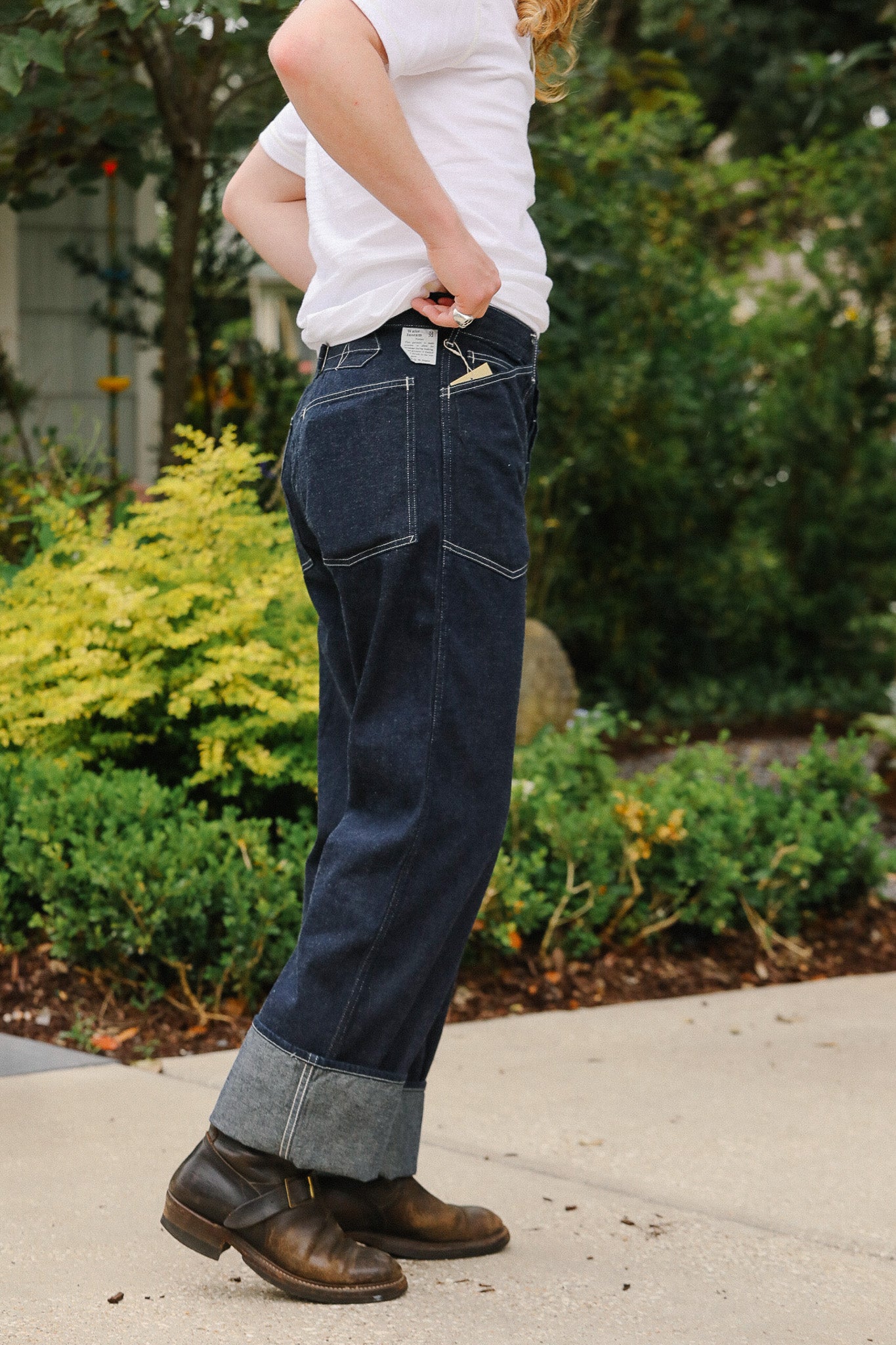 BR41106 Buzz Rickson U.S. Army Denim Working Trousers- Indigo