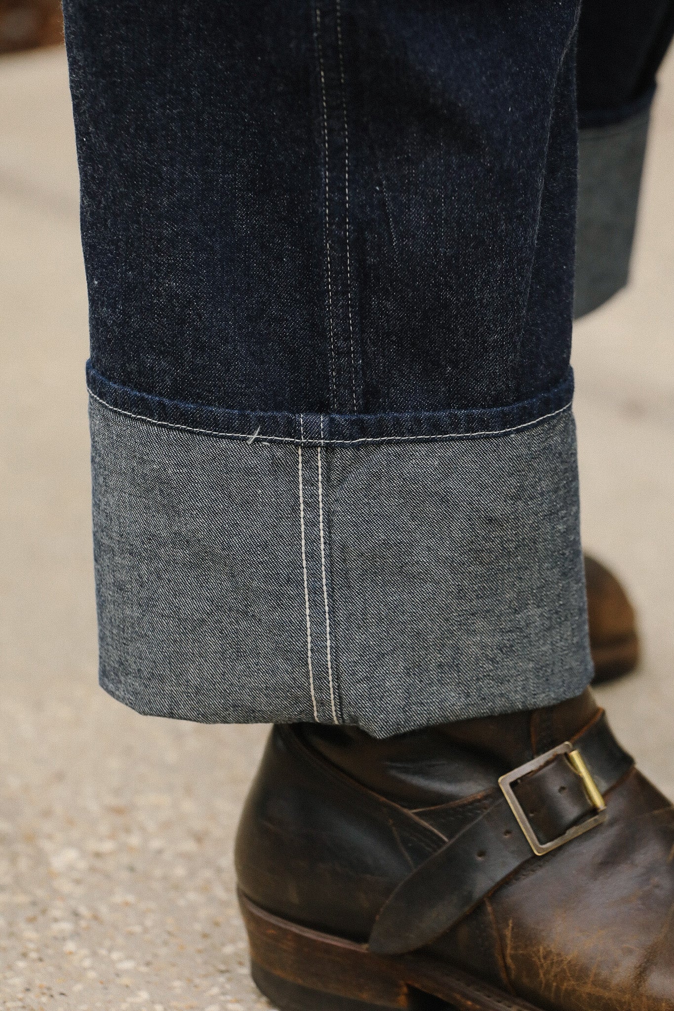 BR41106 Buzz Rickson U.S. Army Denim Working Trousers- Indigo