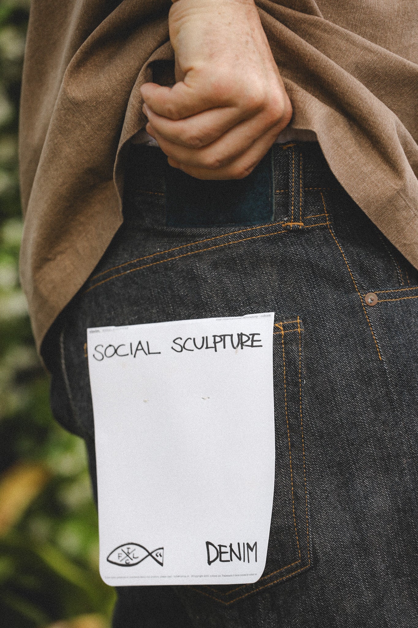 Visvim Social Sculpture 01 Wide Mud OD Jeans- Mud OD
