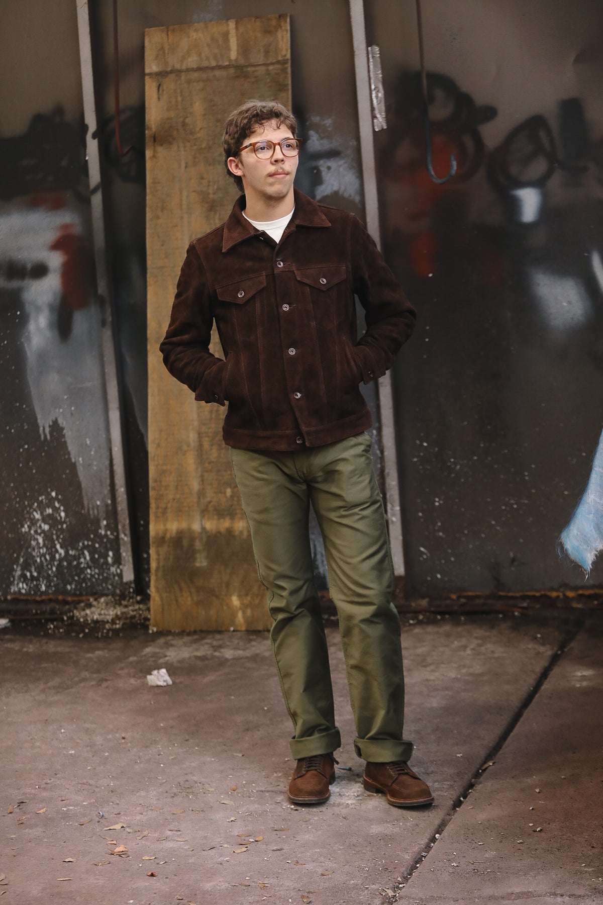 IH-720-OLV Iron Heart 11oz Cotton Whipcord Work Pants - Olive