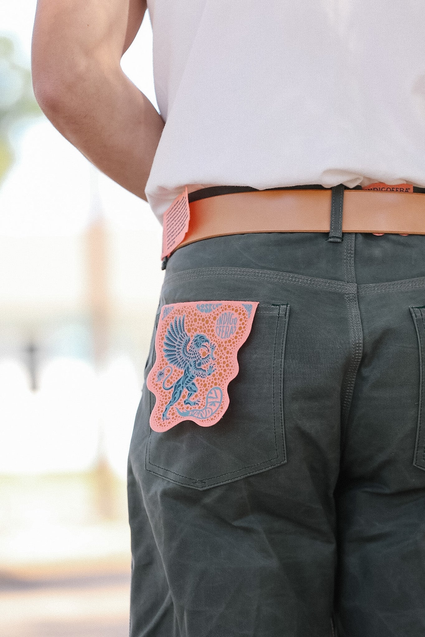 Indigofera Wendell Pants- Coated Canvas