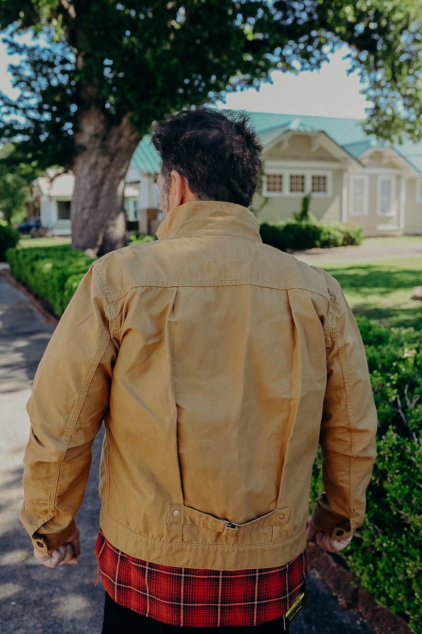 9oz Paraffin Coated OX Type II Jacket - Mustard IHJ-134-MUS