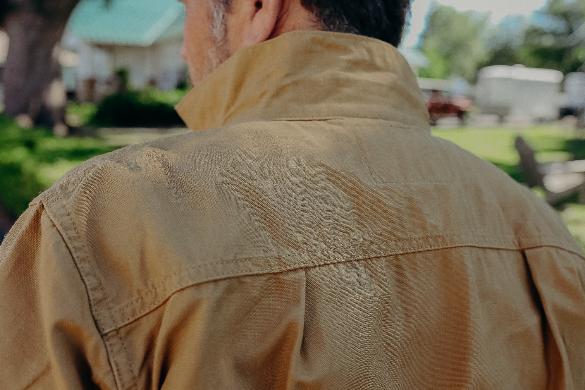 9oz Paraffin Coated OX Type II Jacket - Mustard IHJ-134-MUS