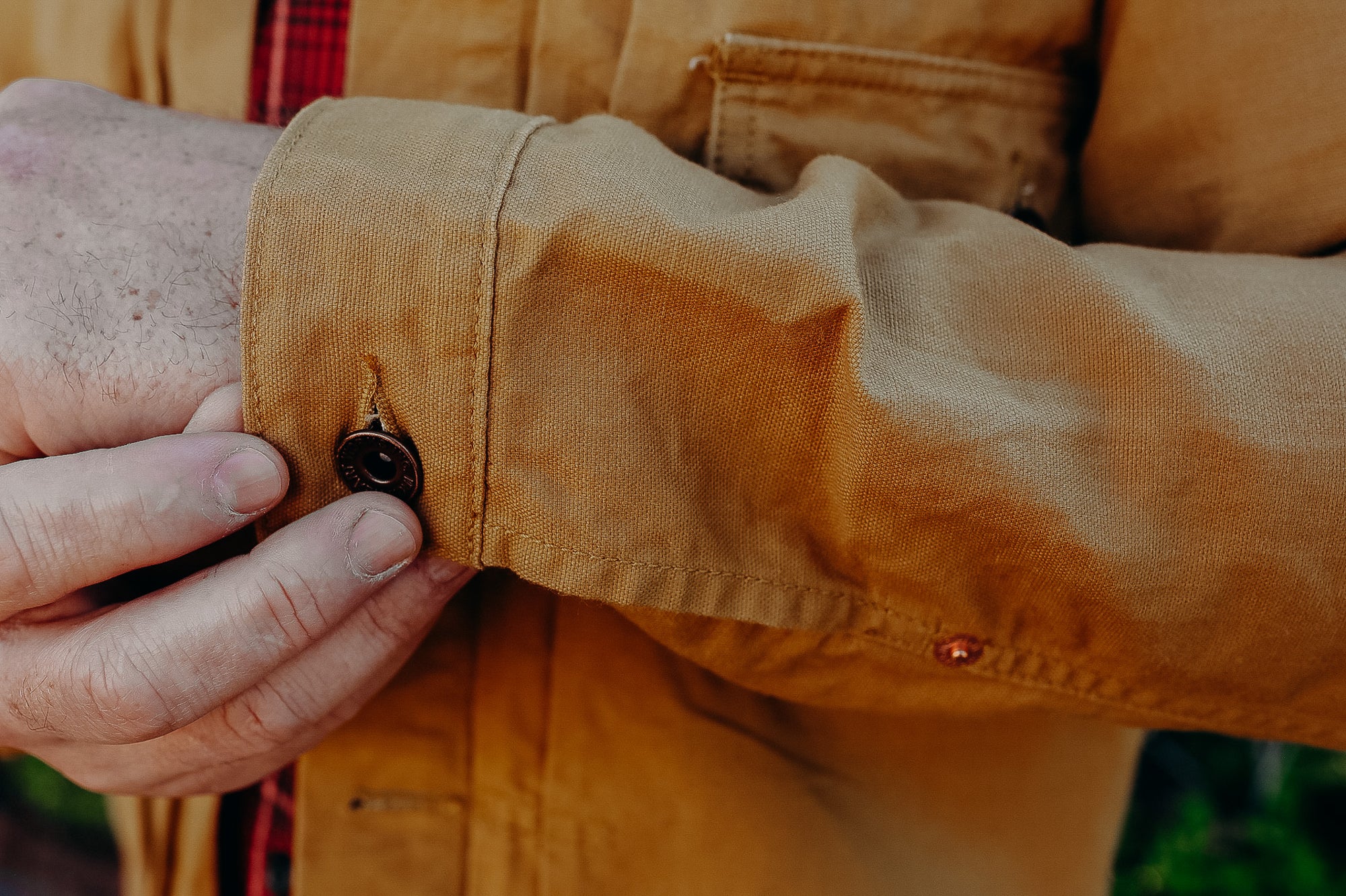 9oz Paraffin Coated OX Type II Jacket - Mustard IHJ-134-MUS