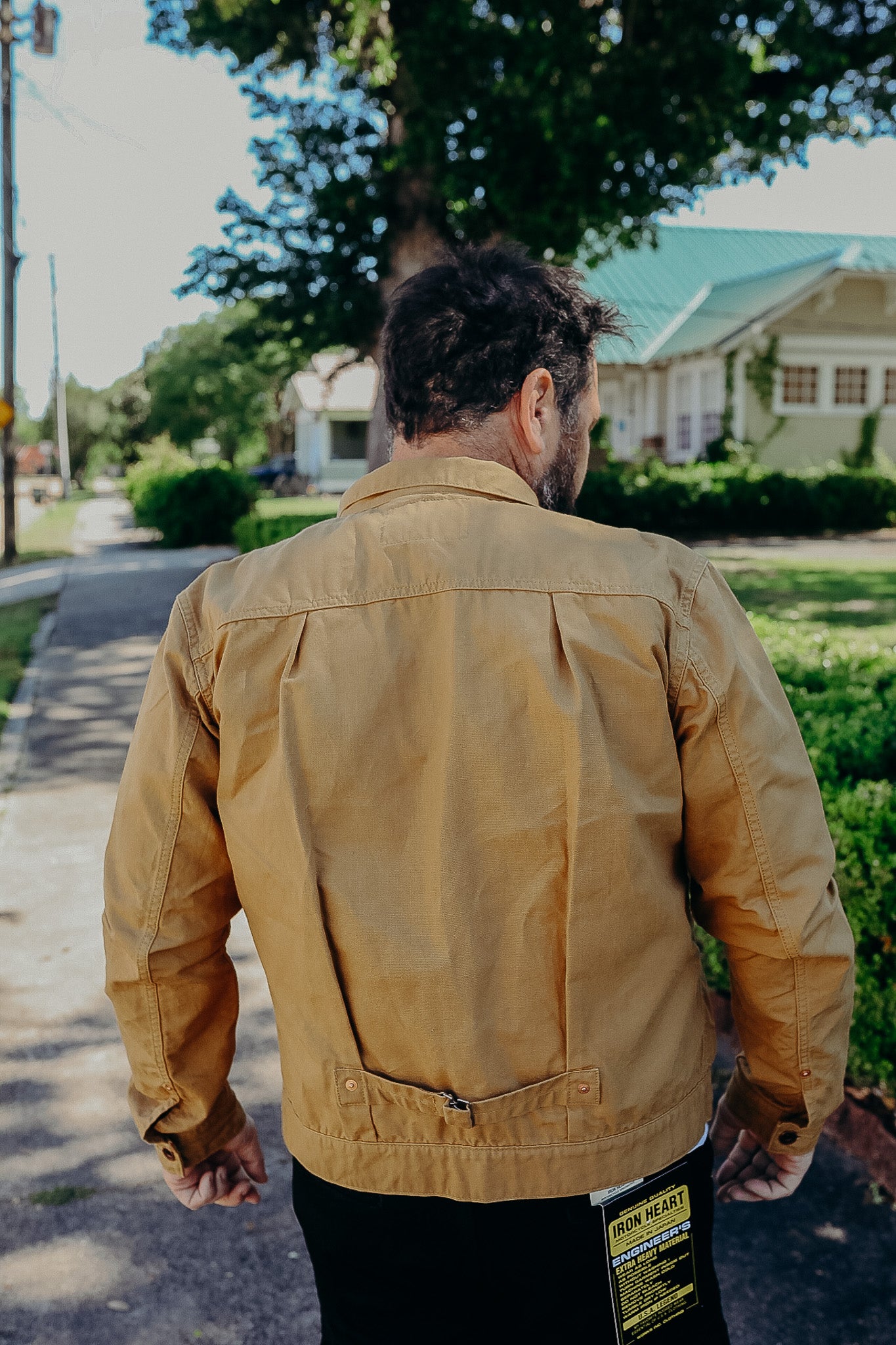 9oz Paraffin Coated OX Type II Jacket - Mustard IHJ-134-MUS