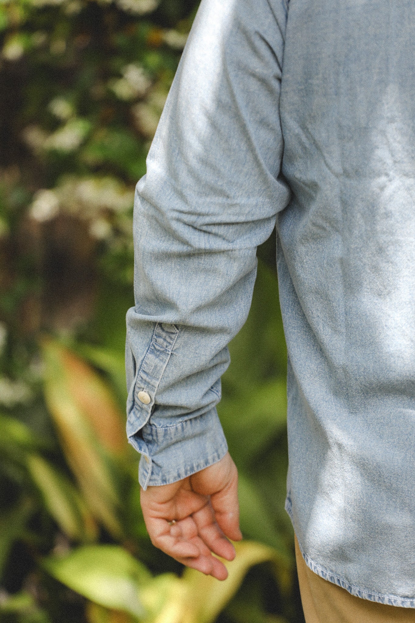 3sixteen Utility Chambray Shirt- Washed Indigo