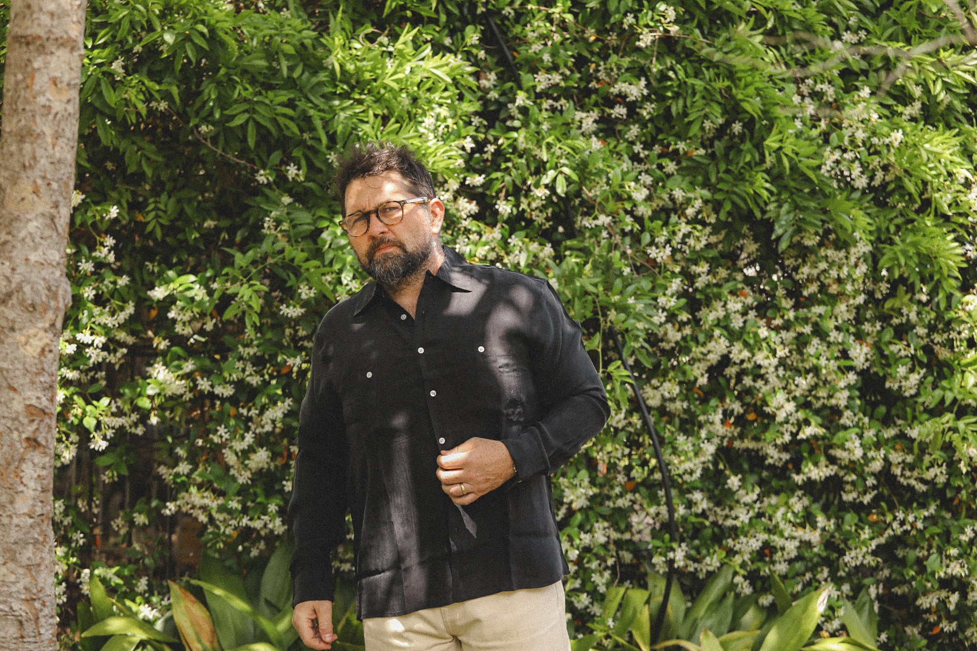 3sixteen Utility Shirt- Black Cupro
