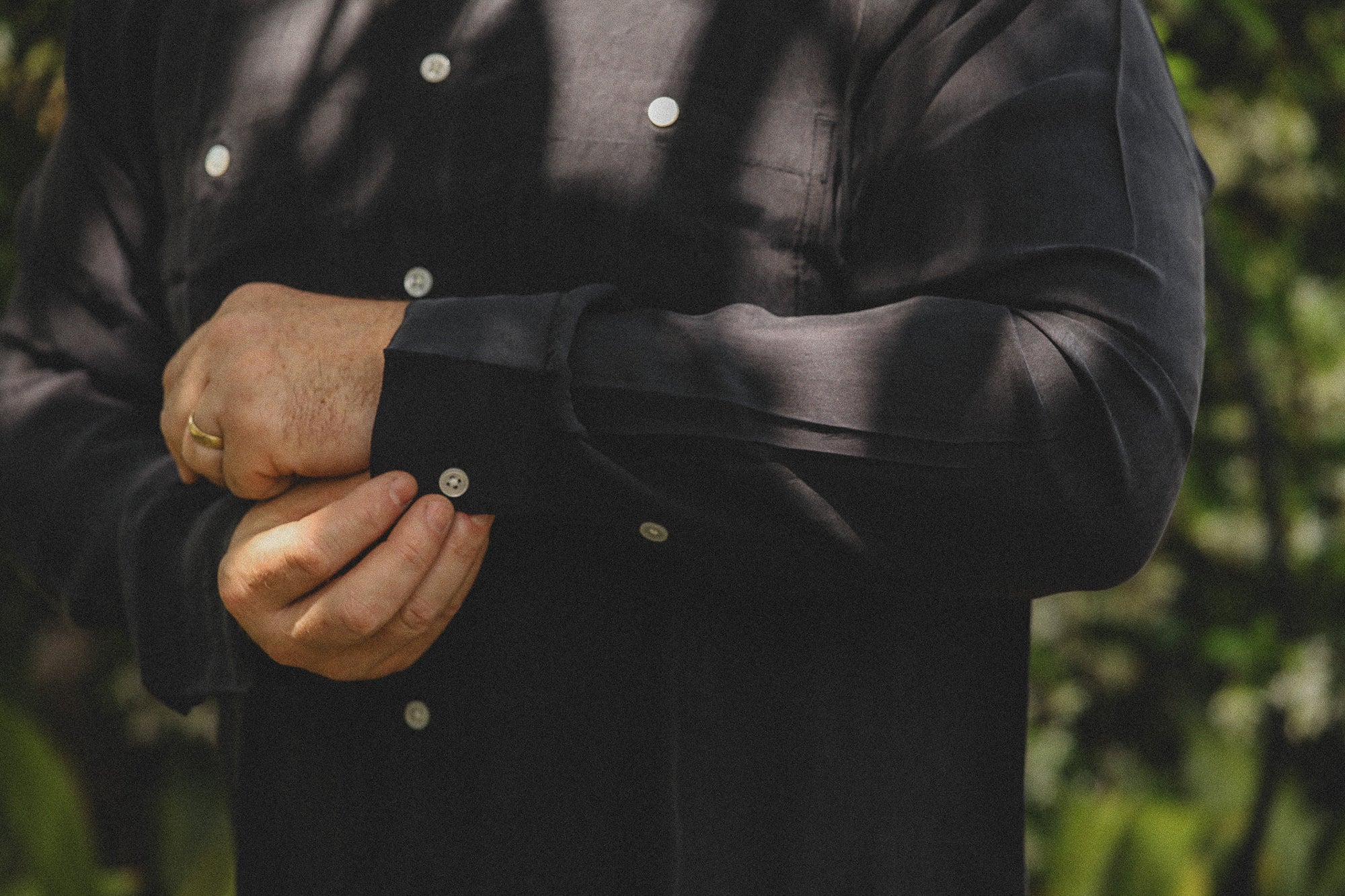 3sixteen Utility Shirt- Black Cupro