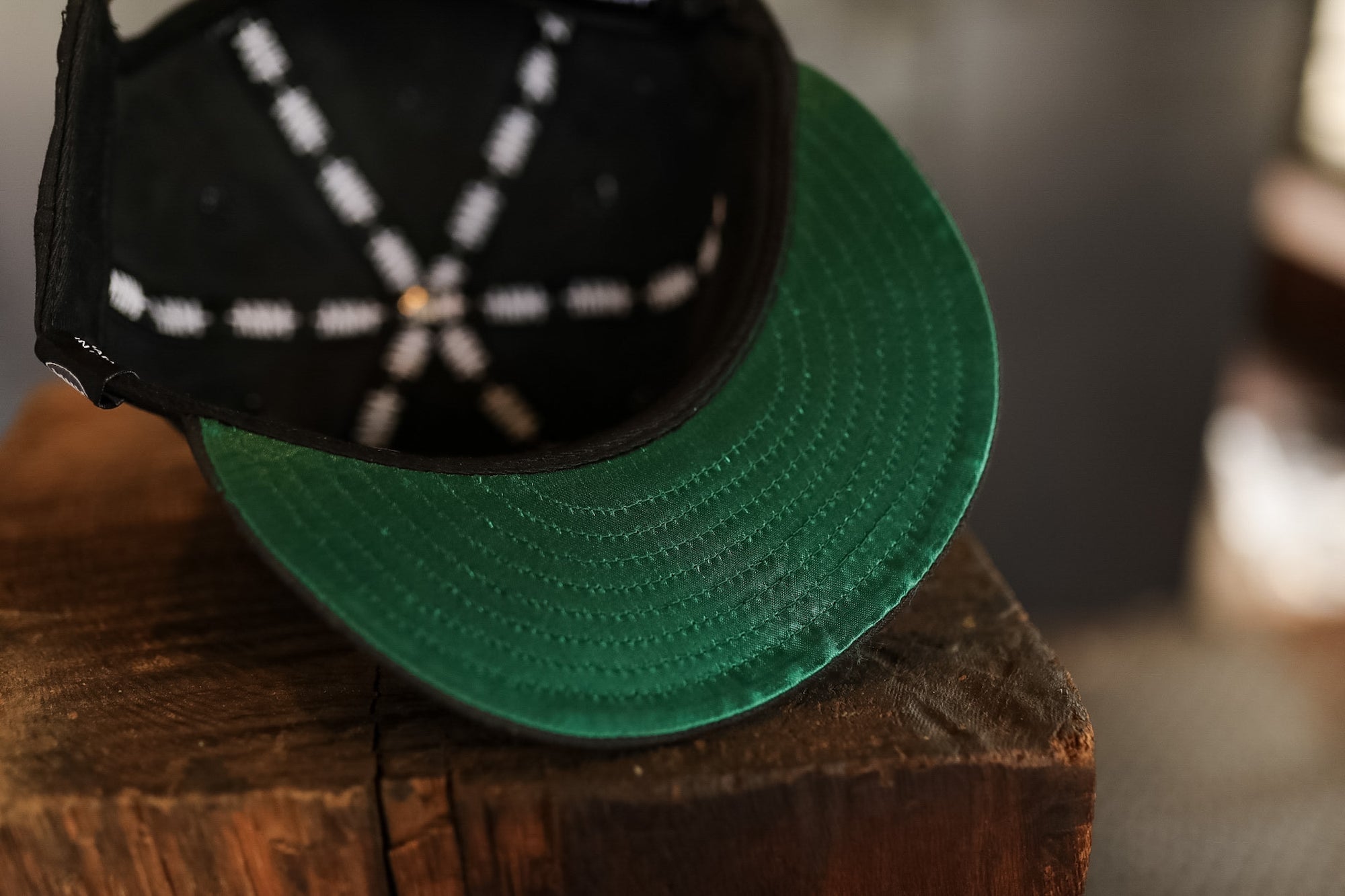 ANM Waxed Vintage 6 Panel Cap- Black