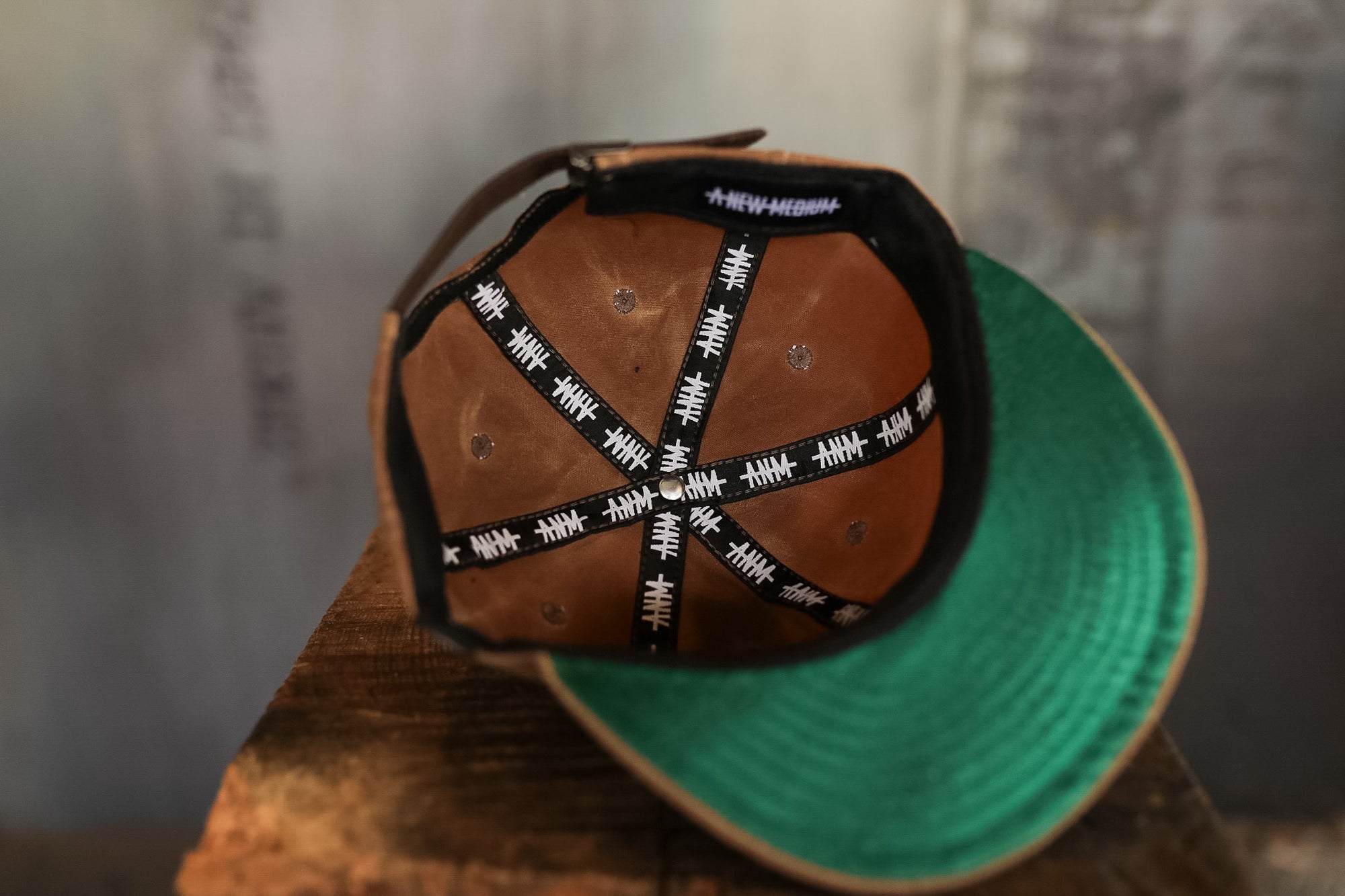ANM Waxed Vintage 6 Panel Cap- Camel