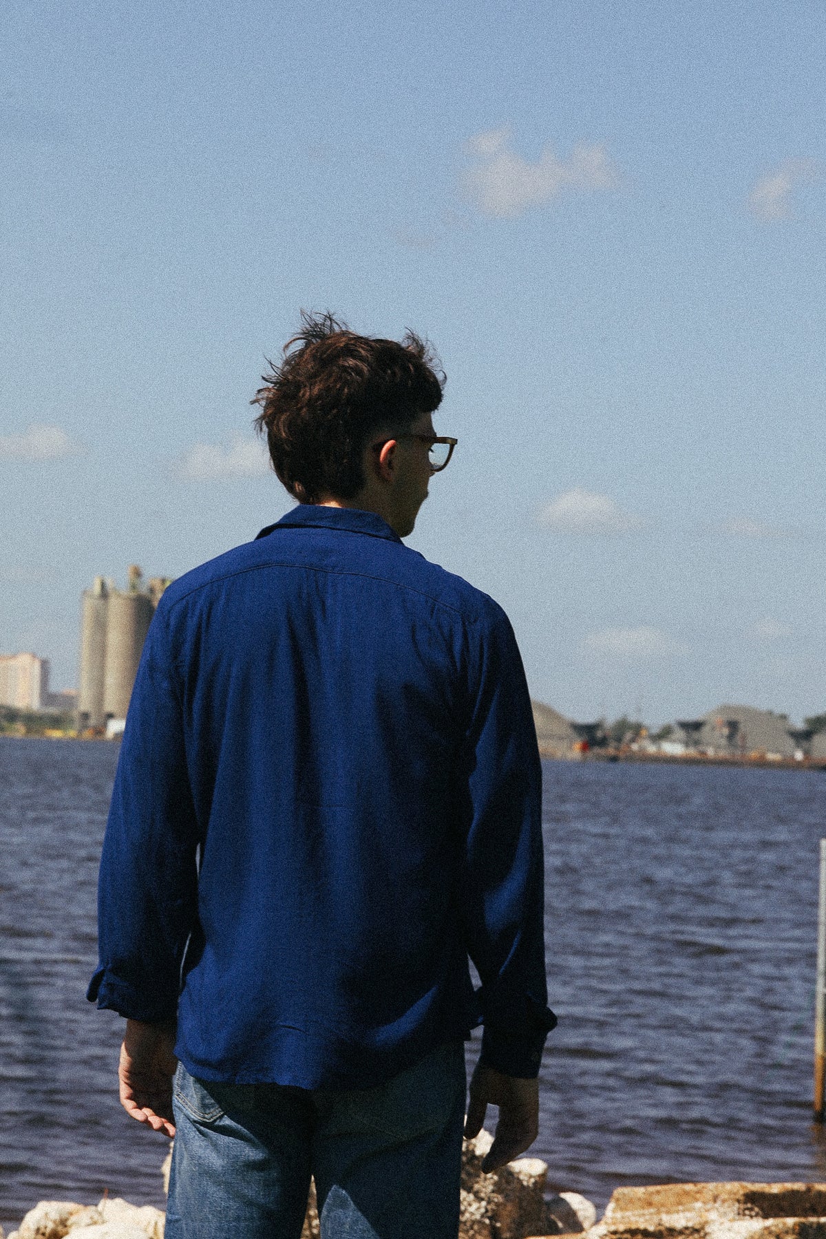 Gonzo Weatherly Arrow Shirt- Navy