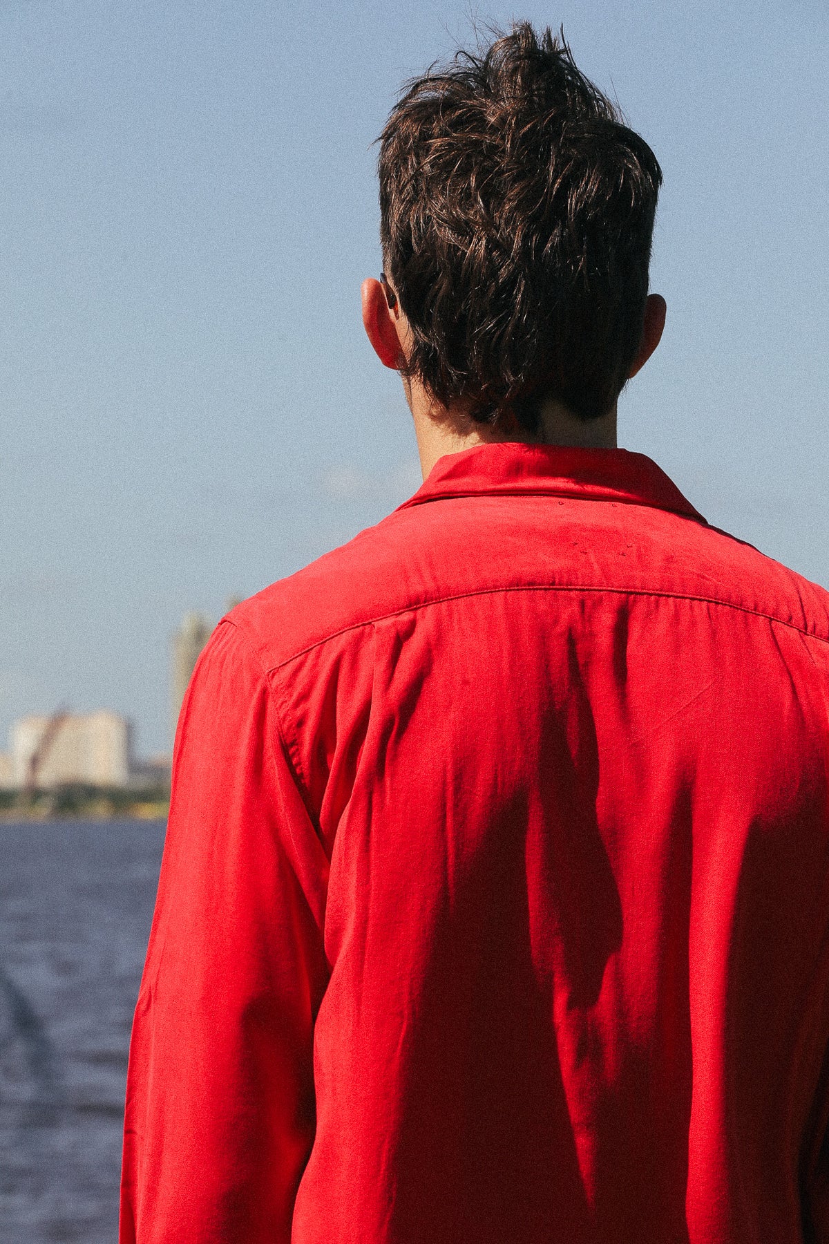 Gonzo Weatherly Lions Button Down-Vintage Red