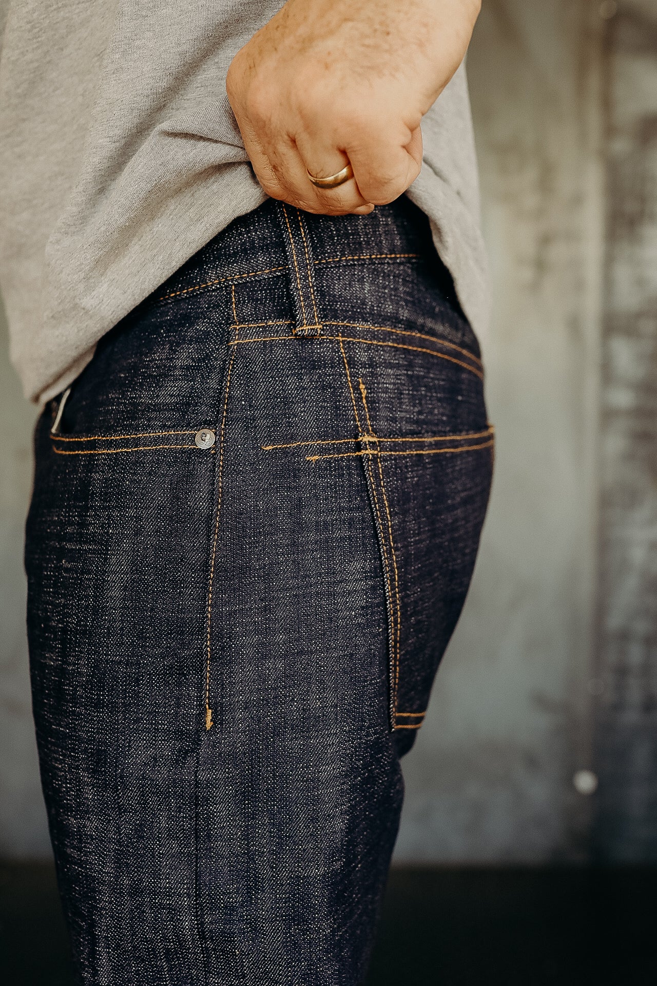 CT-02xn Classic Tapered- Natural Indigo Selvedge