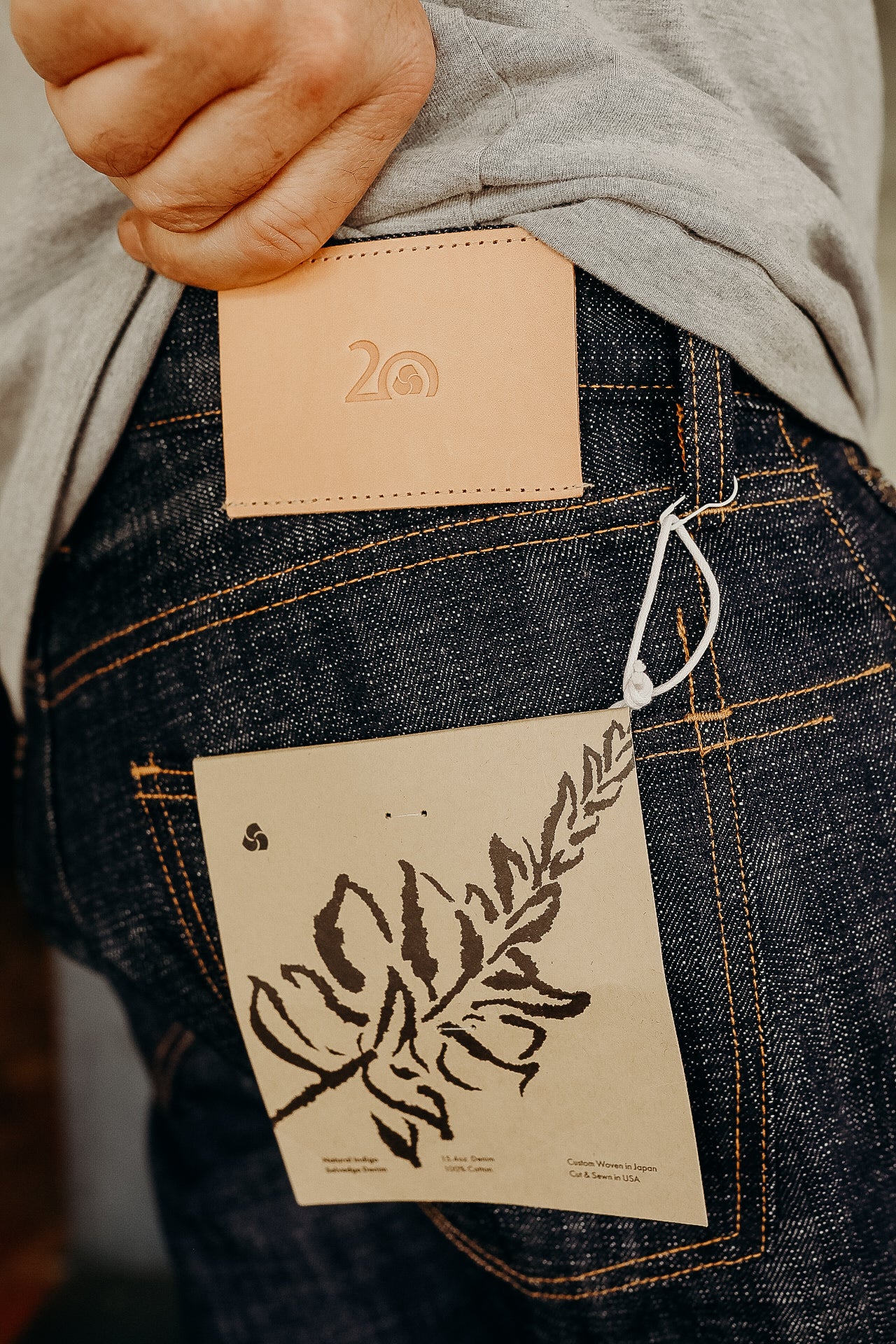CT-02xn Classic Tapered- Natural Indigo Selvedge