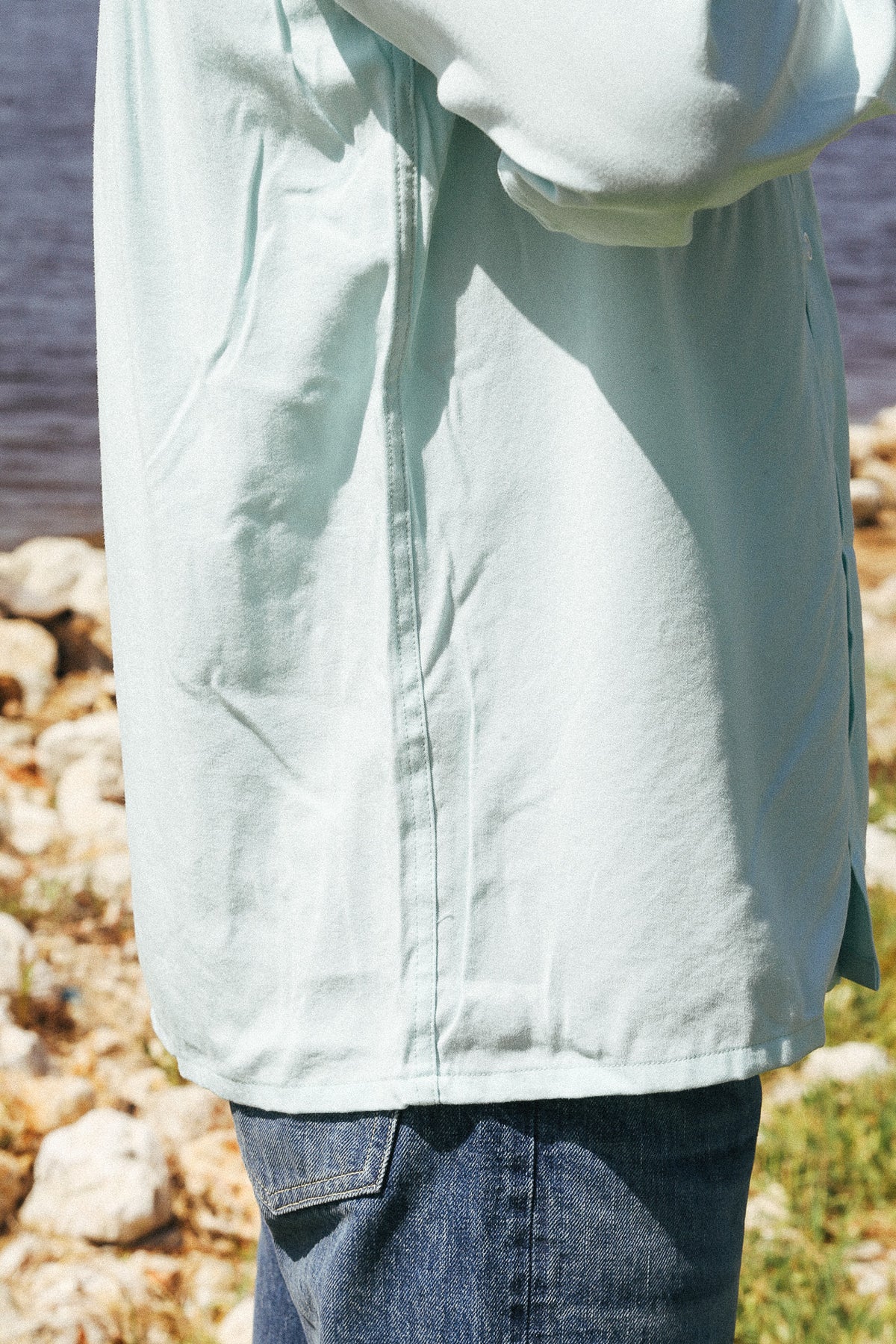 Gonzo Weatherly Lions Button Down-Baby Blue