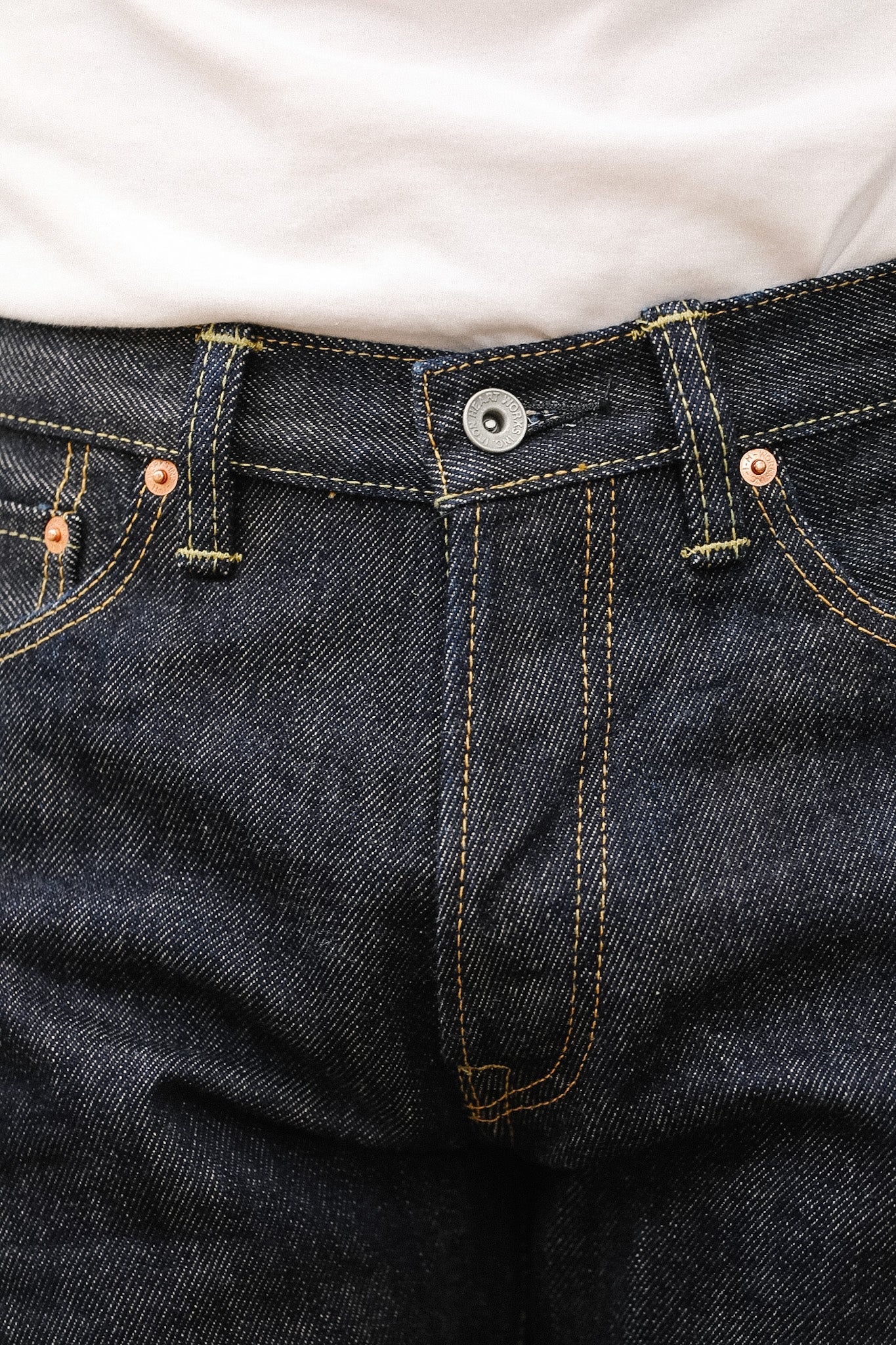 IH-634S Iron Heart 21oz Selvedge Denim Straight Cut - Indigo