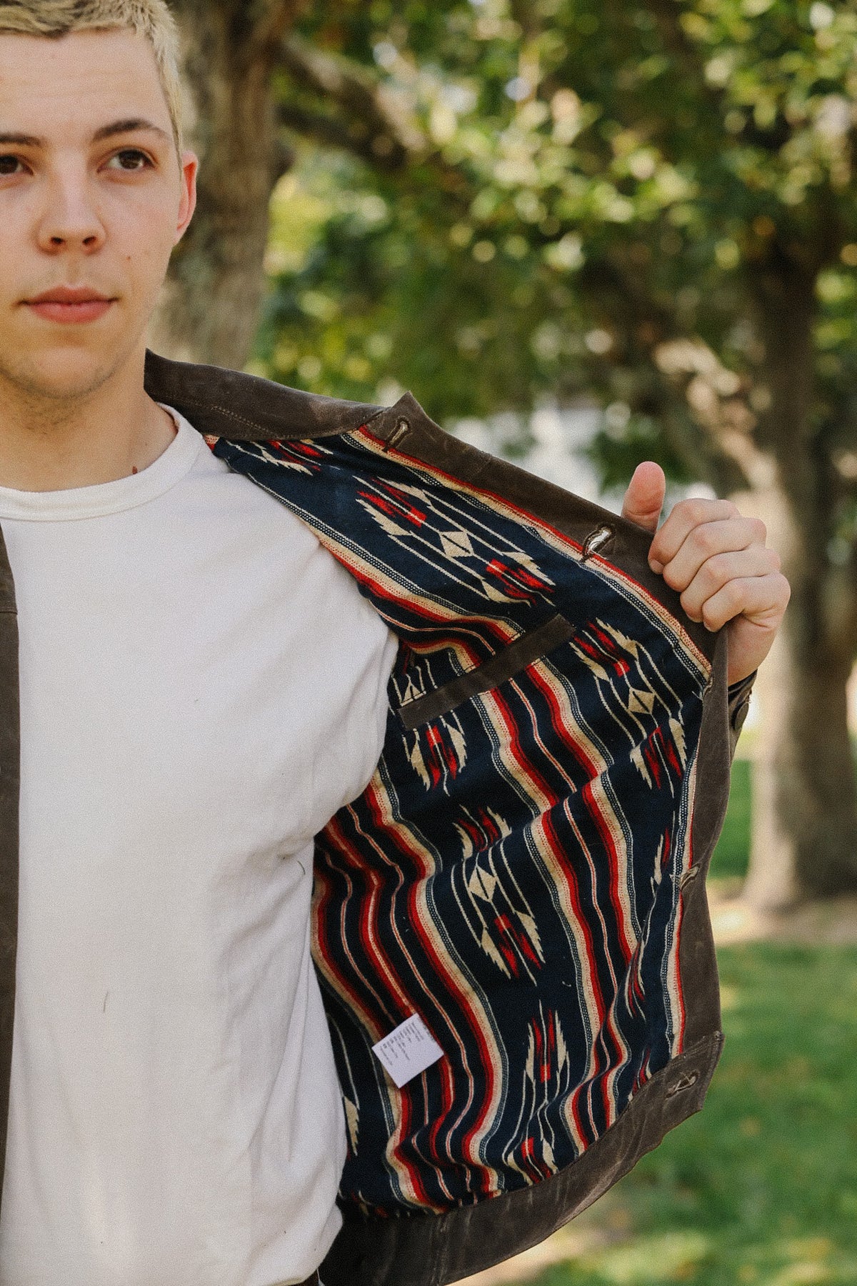 RJ-1 Riders Jacket Waxed Canvas- Oak