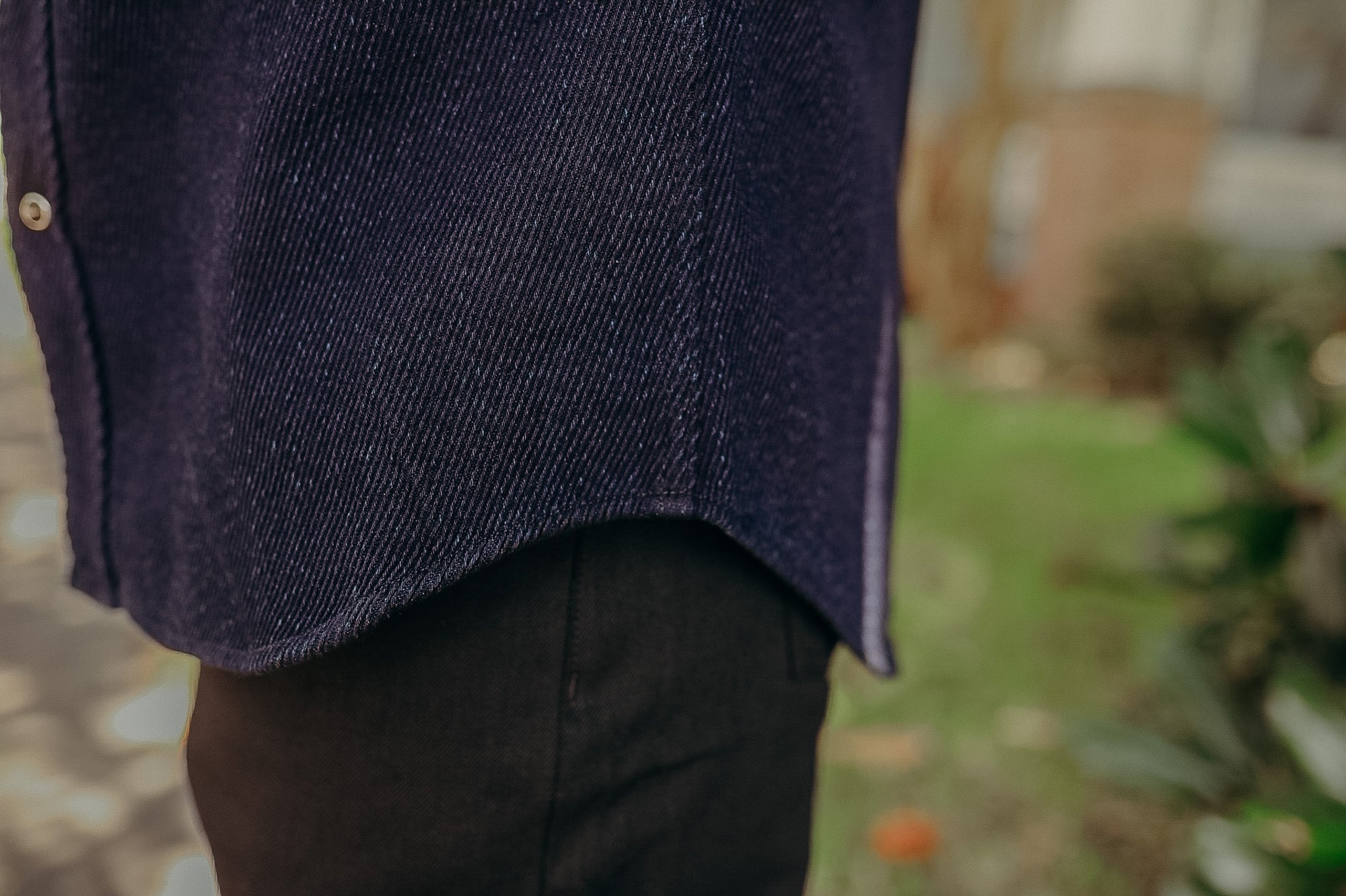 IHSH-208-IND Iron Heart Kersey Western Shirt - Indigo