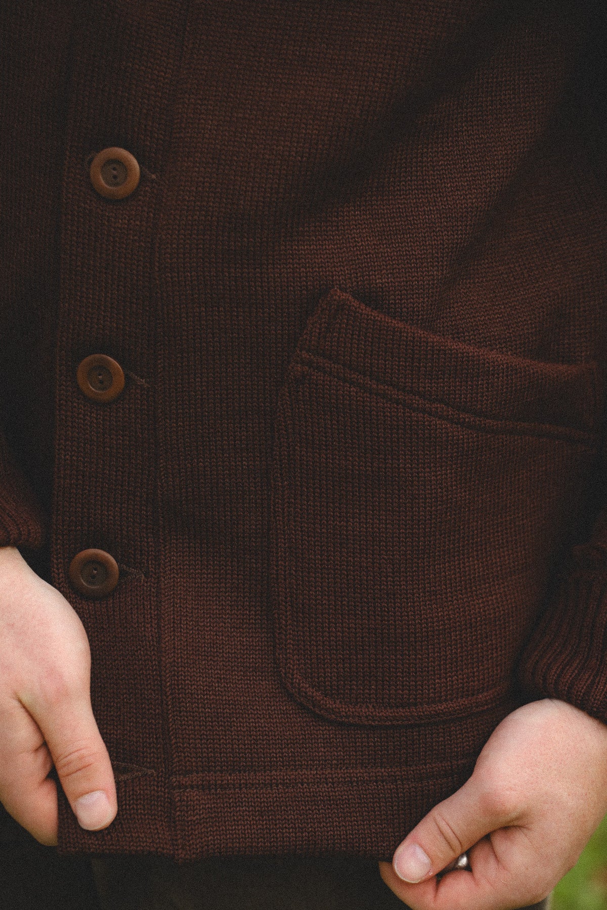 Dehen 1920 Shawl Sweater Coat 2.0 - Fig