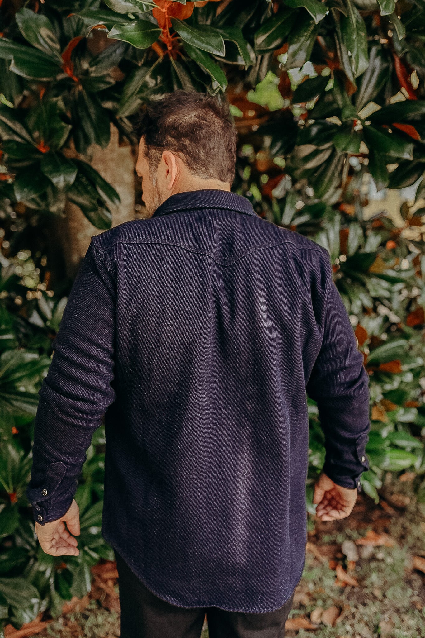 IHSH-208-IND Iron Heart Kersey Western Shirt - Indigo