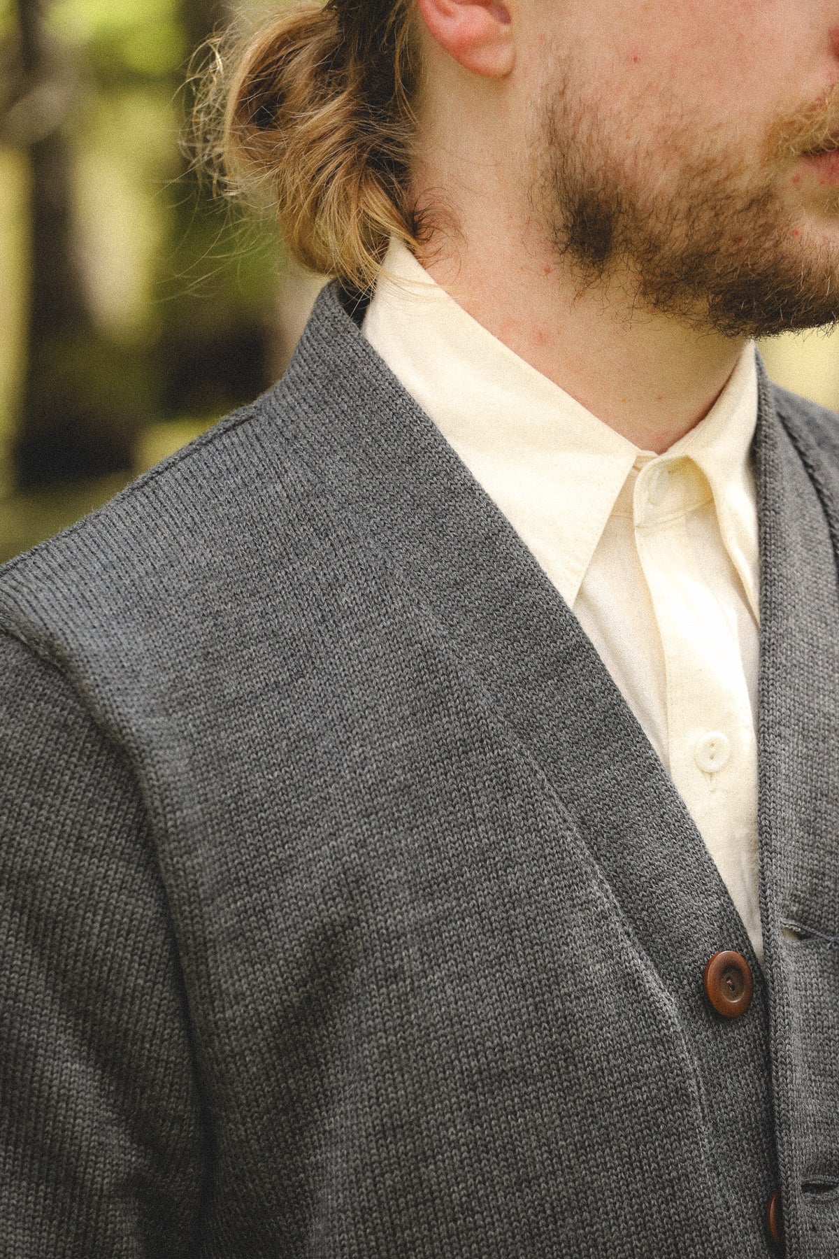 Dehen 1920 Classic Cardigan - Charcoal