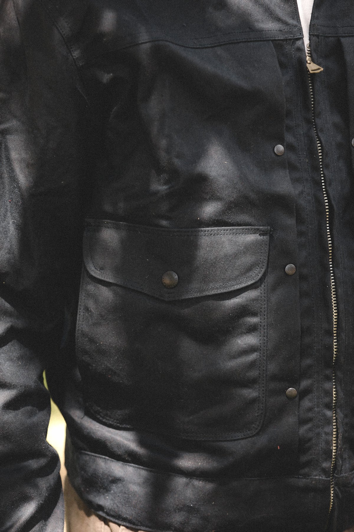 Freenote Cloth Faro Jacket Lined 10oz Canvas- Black
