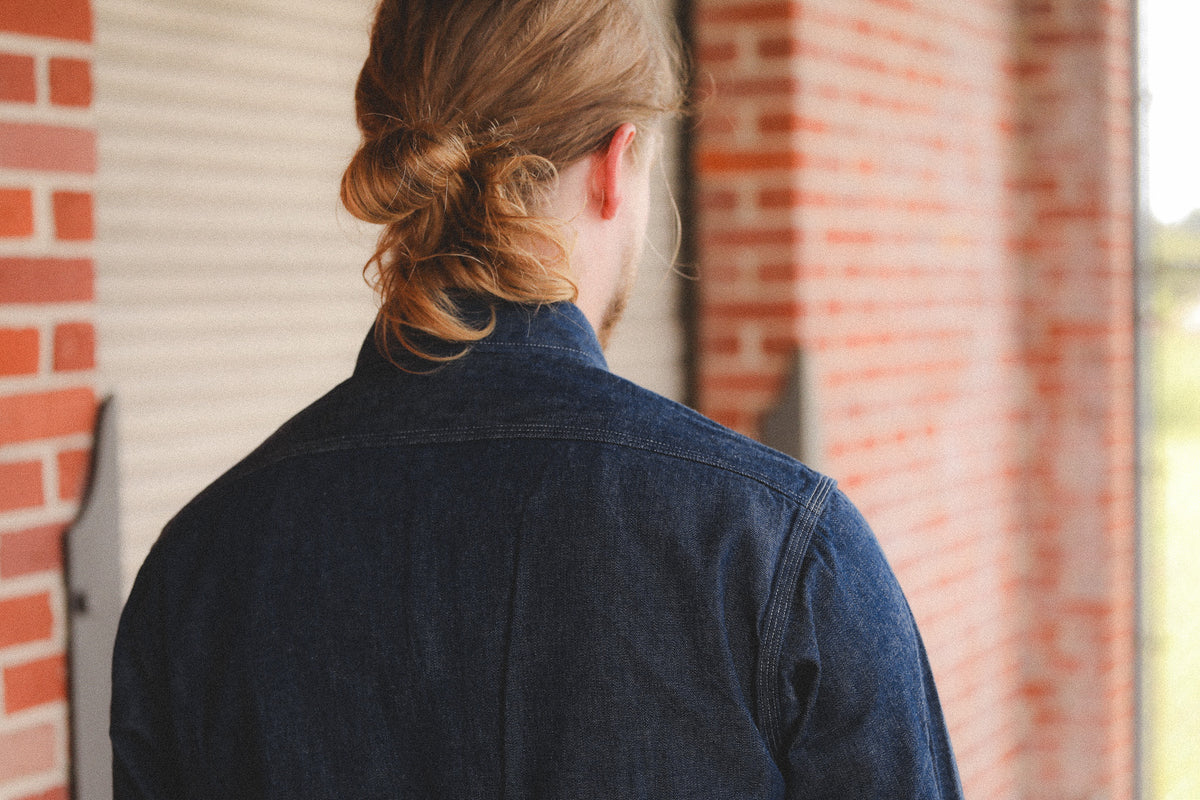 SC27852 Sugar Cane Long Sleeve Work Shirt- Blue Denim
