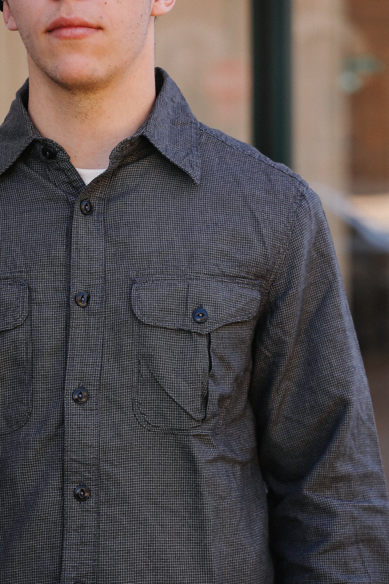 Rancho- Charcoal Check