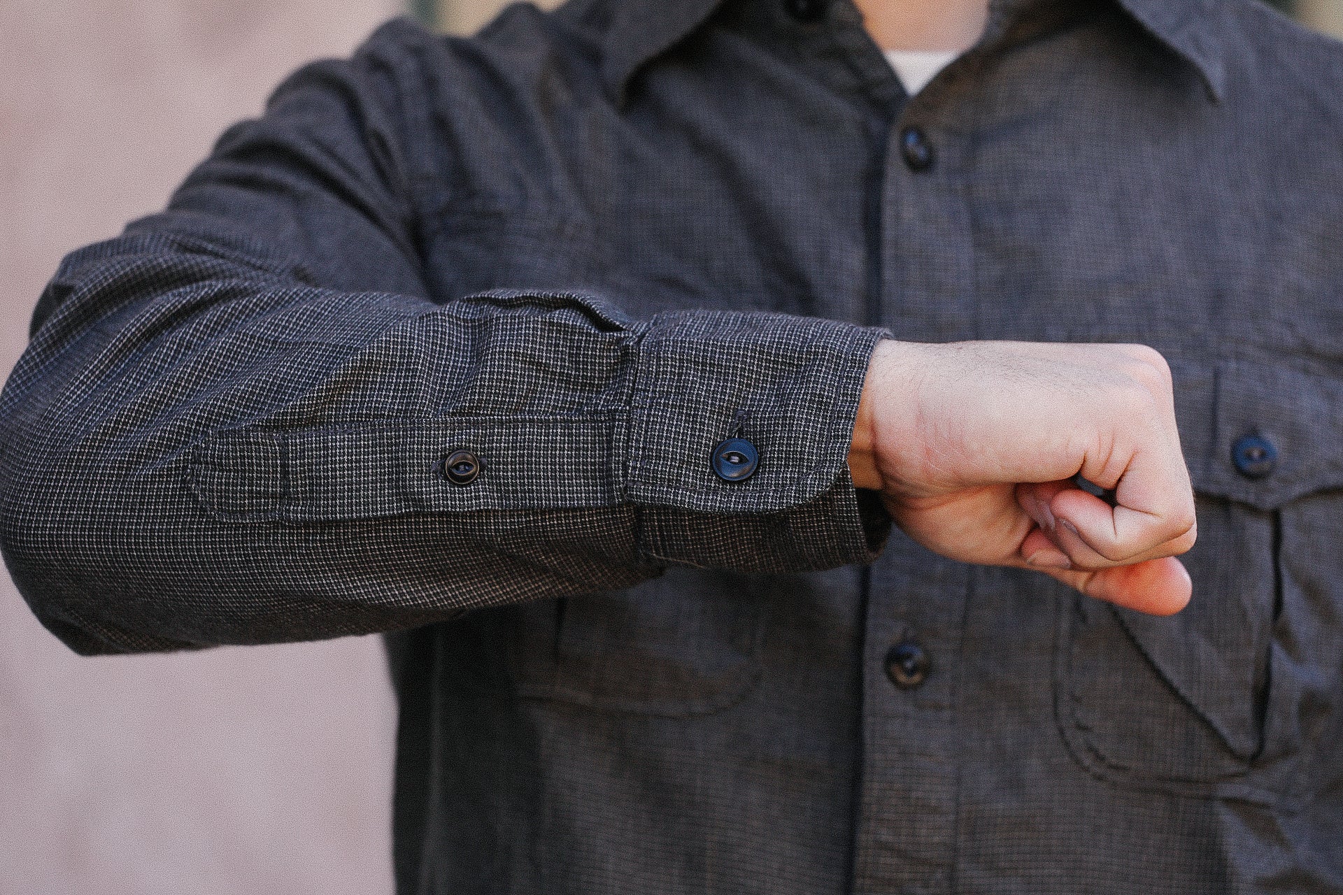 Rancho- Charcoal Check