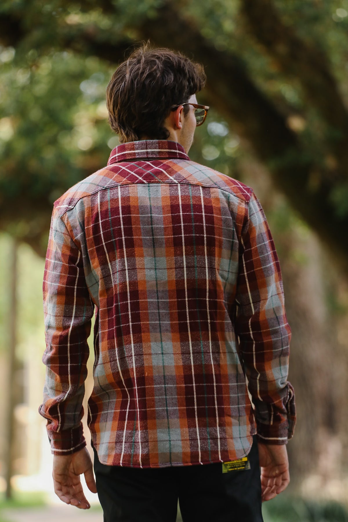502653 UES Heavy Flannel Shirt- Wine