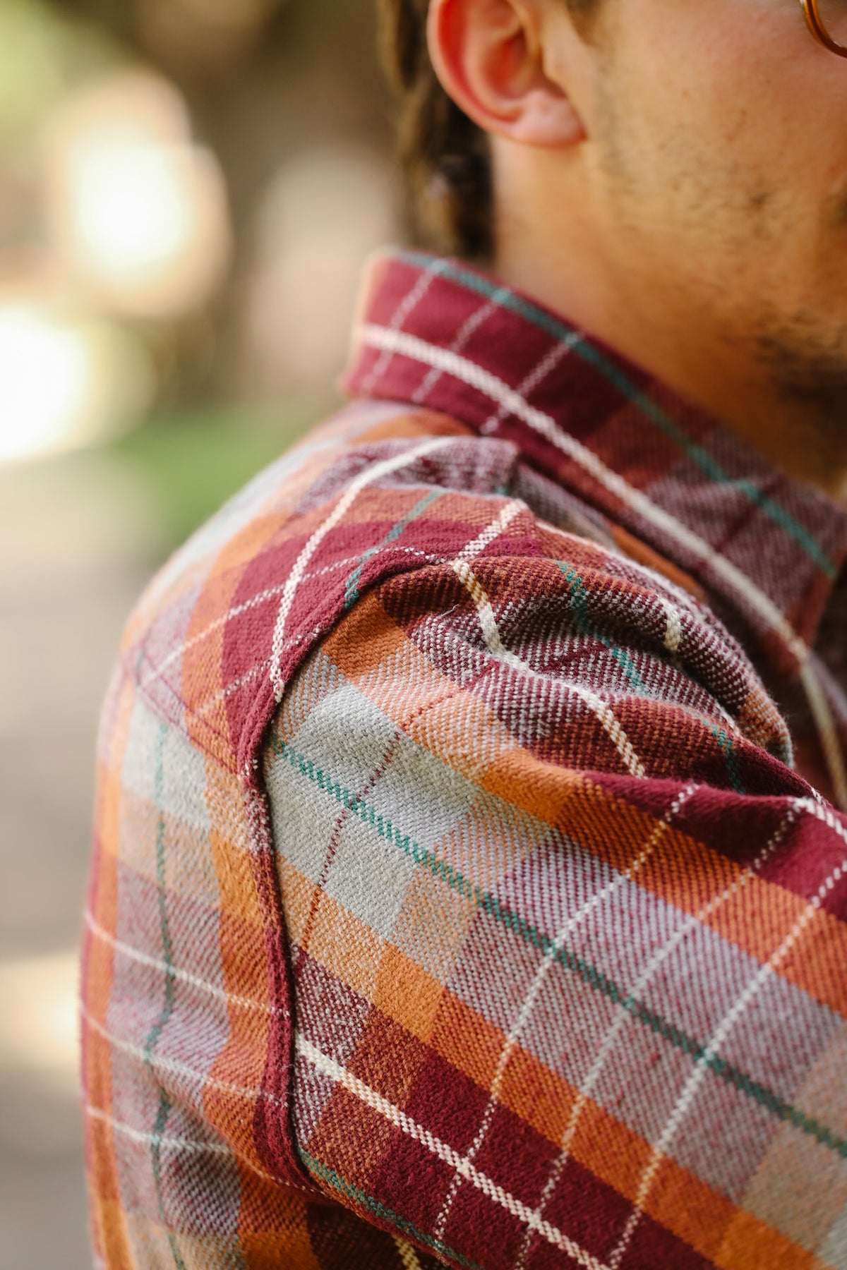 502653 UES Heavy Flannel Shirt- Wine