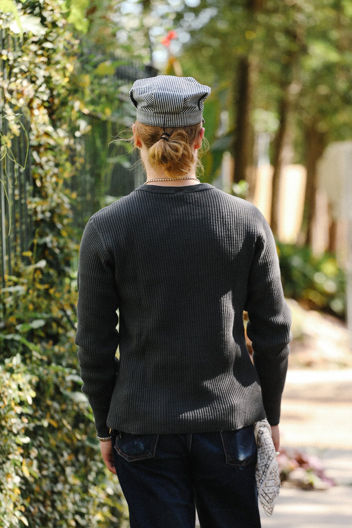 60BW UES Big Waffle Thermal- Steel Grey