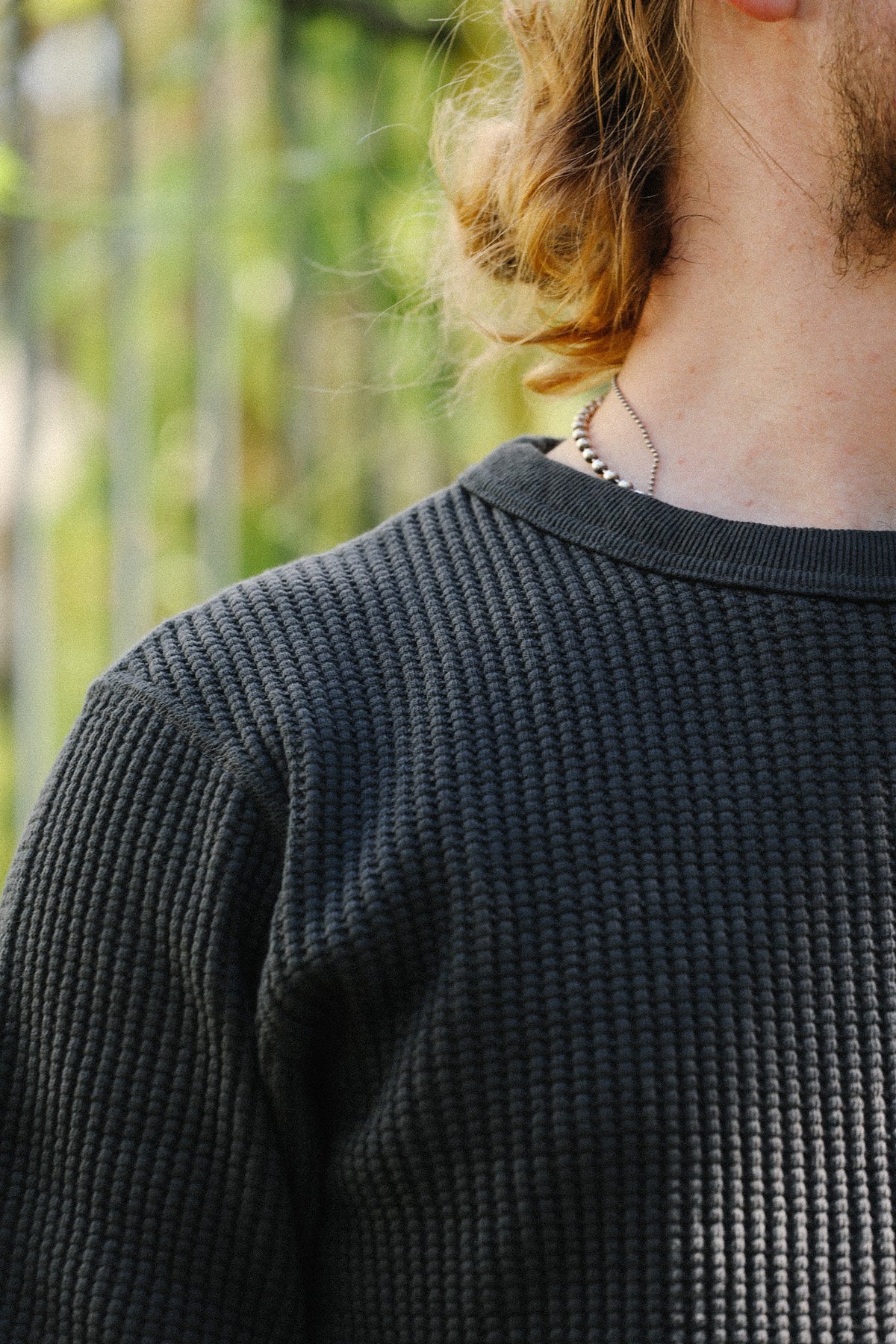 60BW UES Big Waffle Thermal- Steel Grey
