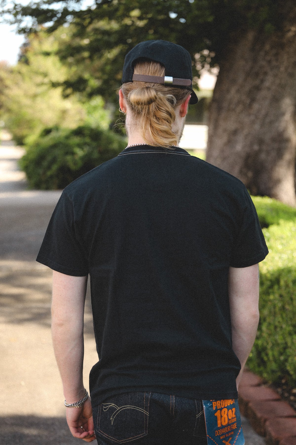 FN-THC-101 The Flat Head THC Plain T-Shirt- Black